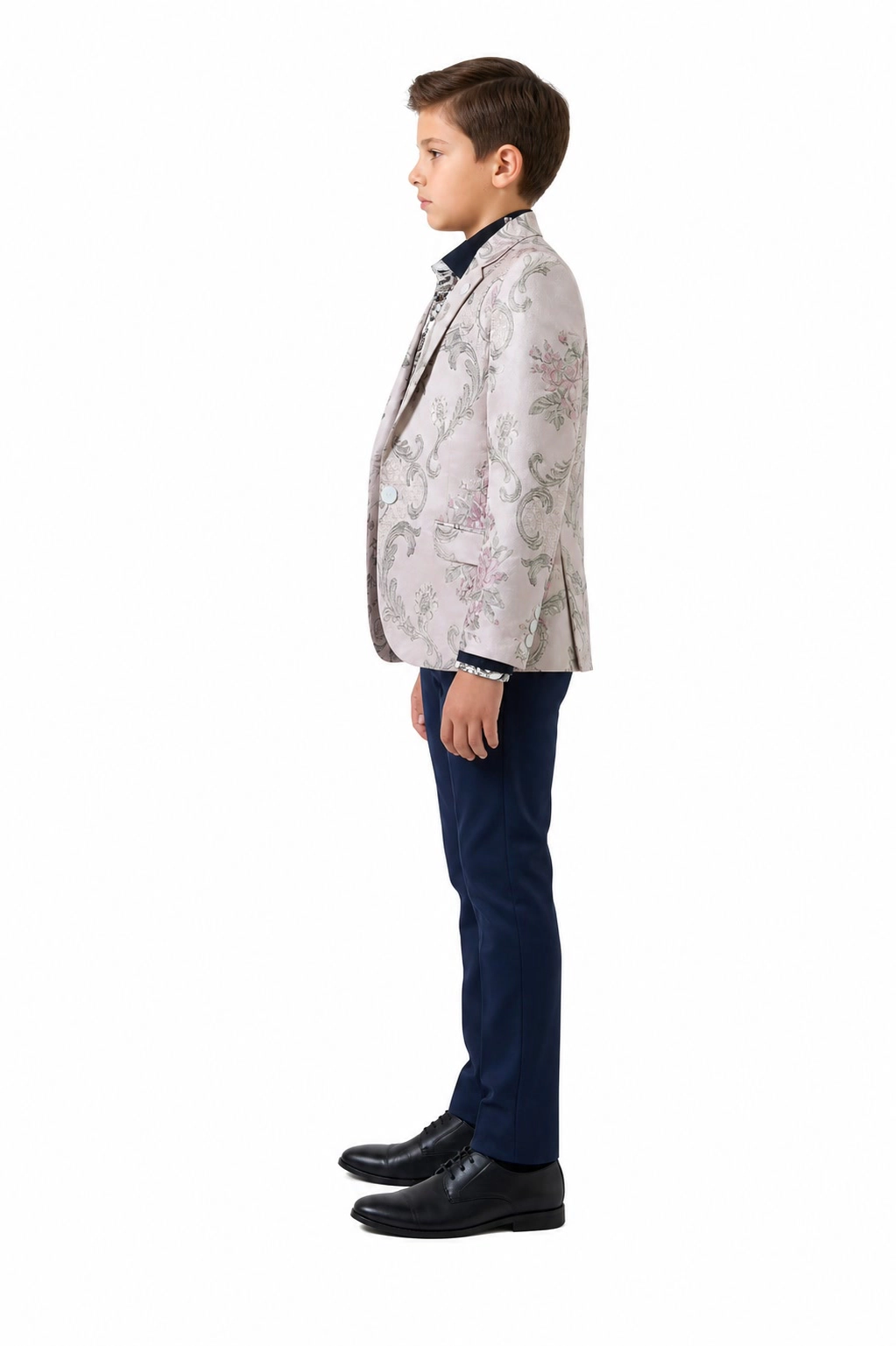 Elie Balleh Boys Slim Fit Modern Sports Coat