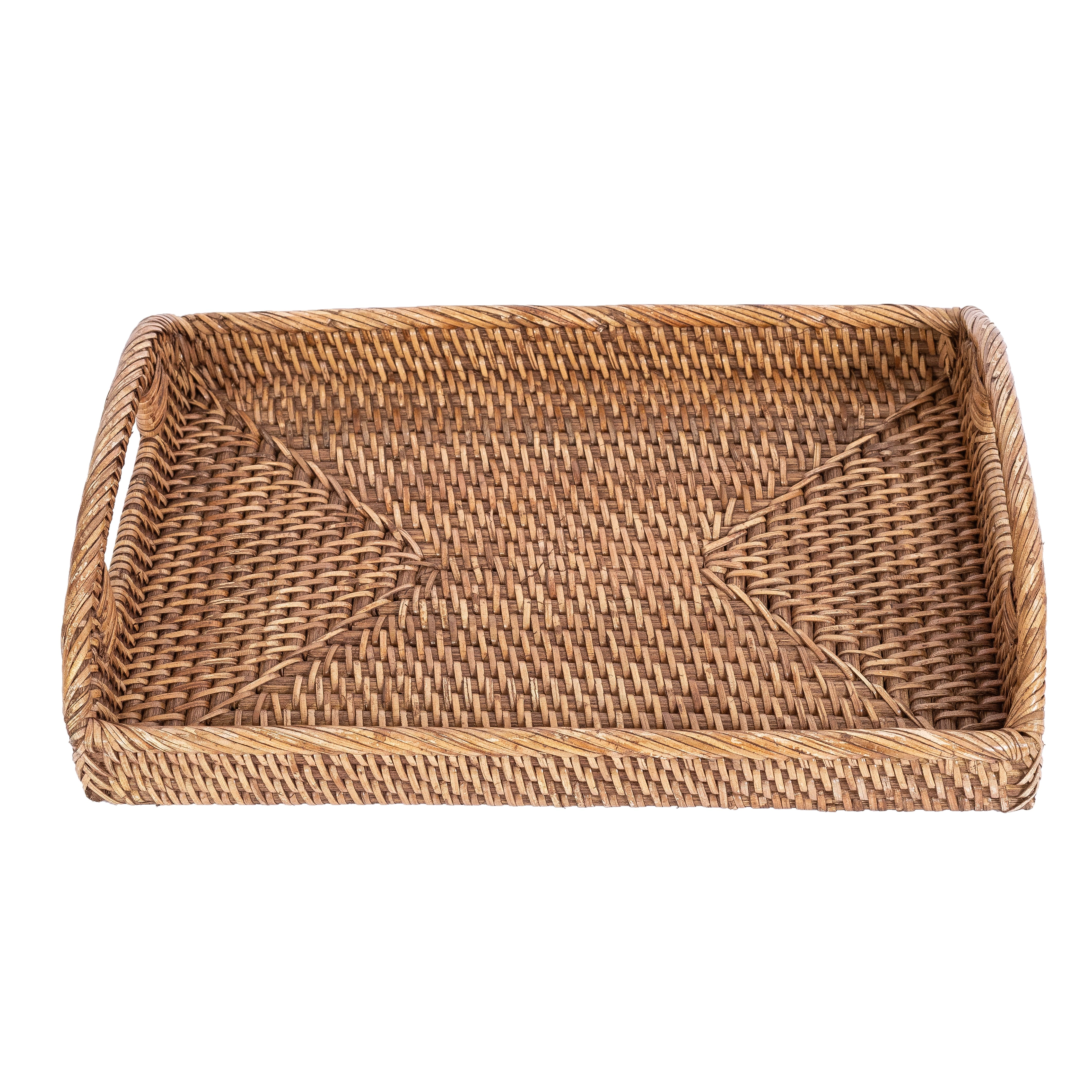 Saboga Home™ Rectangular Vanity Tray With High Handles