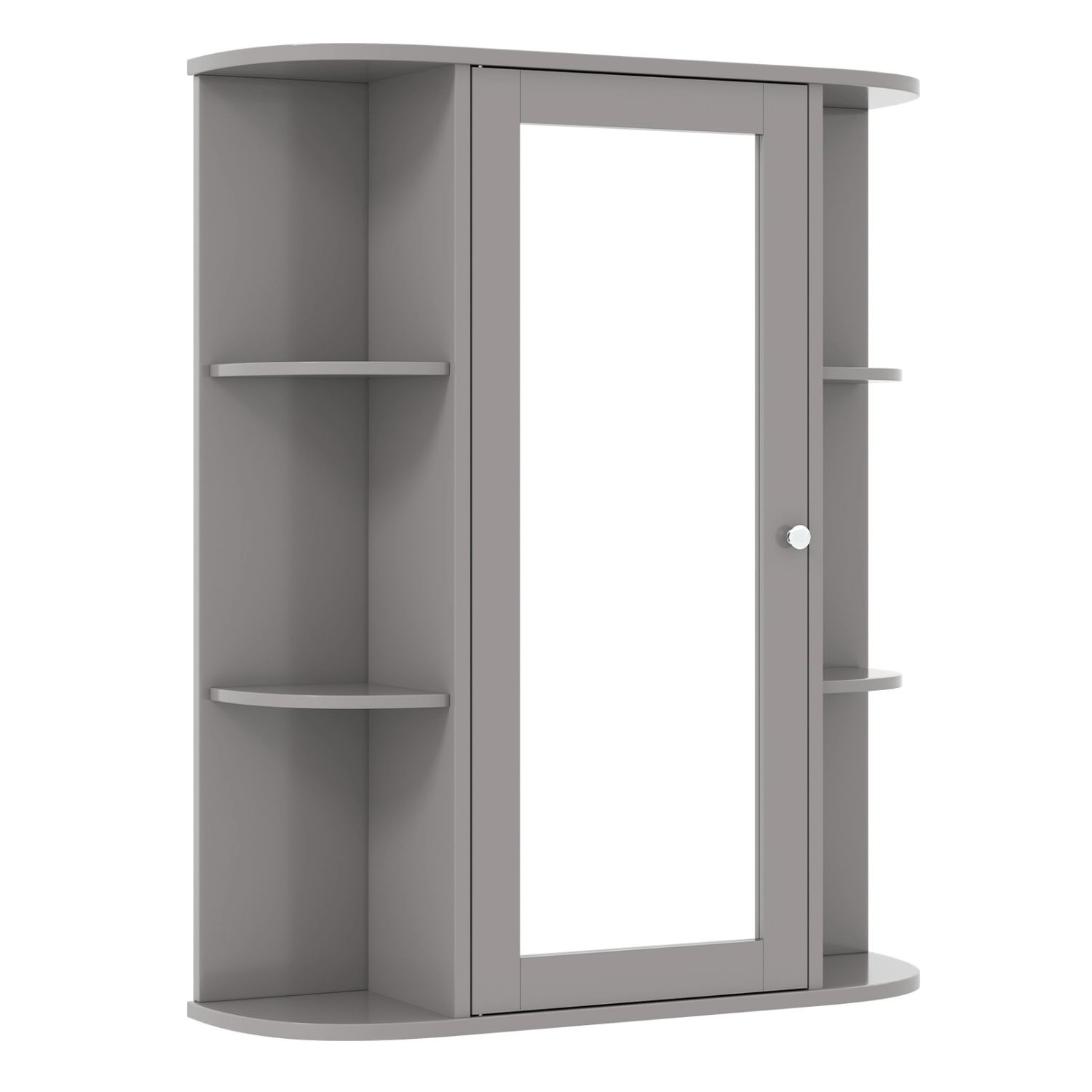 SlickBlue Bathroom Wall Cabinet with Mirror and Adjustable Shelves