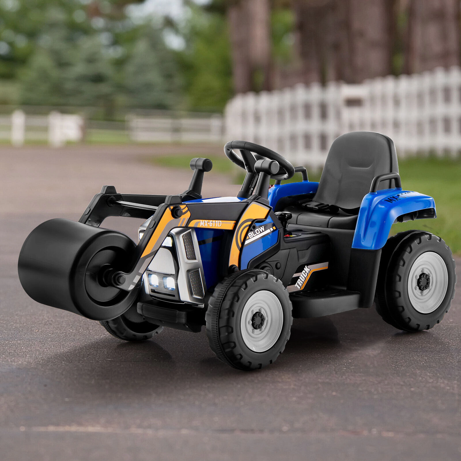 Hivvago 12V Kids Ride on Road Roller with 2.4G Remote Control
