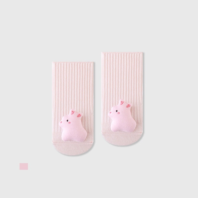 MyKids-USA Autumn and Winter Baby Unisex Breathable Simple Animals Pattern Cute Socks