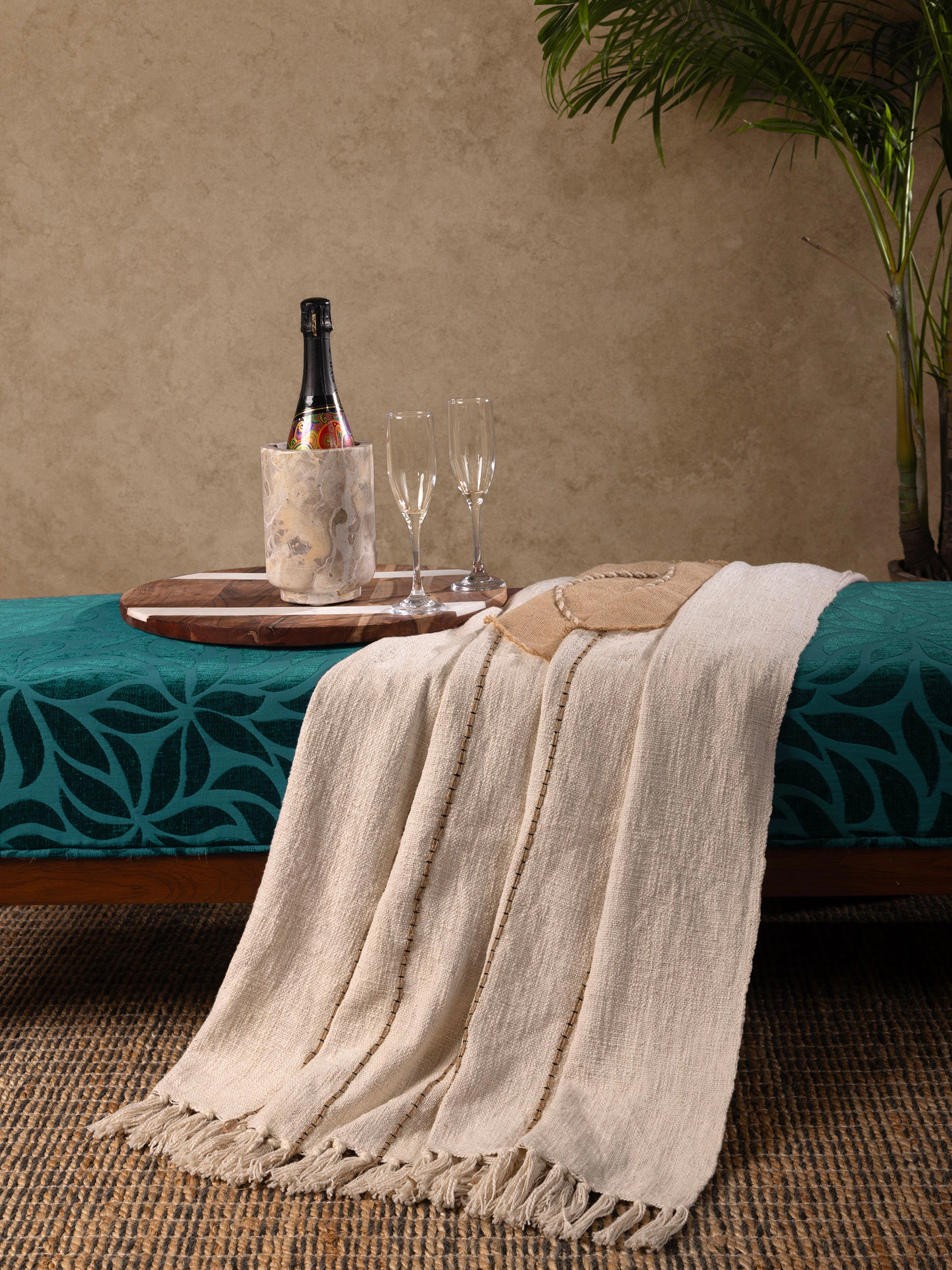 GAURI KOHLI Zoya Throw Blanket 50"x60"