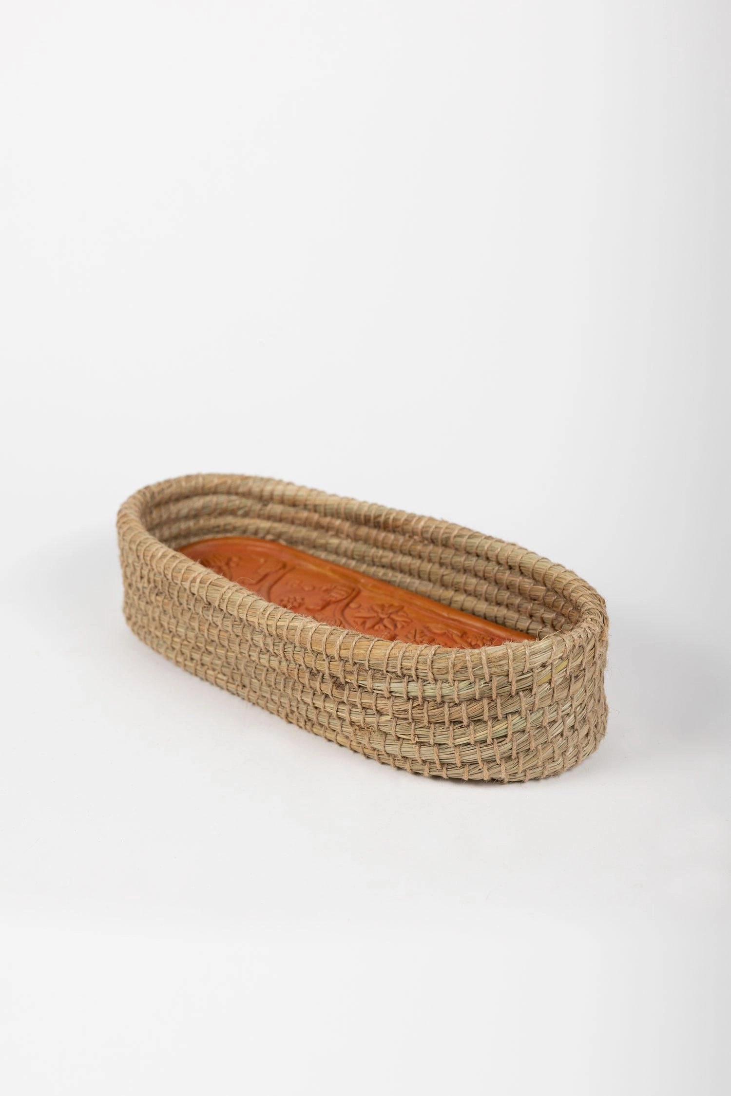 Ten Thousand Villages Toasty Long Bread Basket