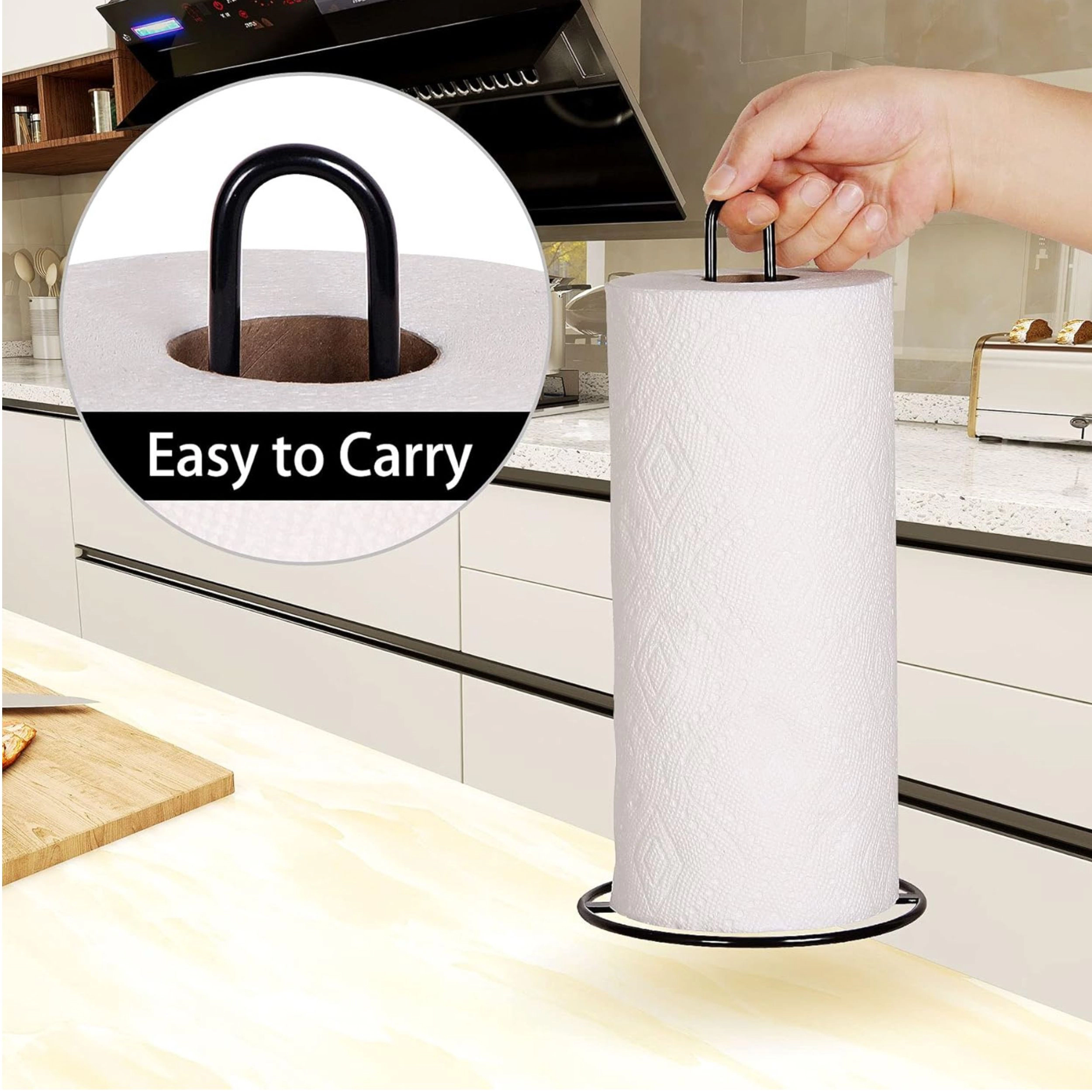 Stock Preferred Countertop Paper Towel Holder Stand for Standard and Large Kitchen Rolls