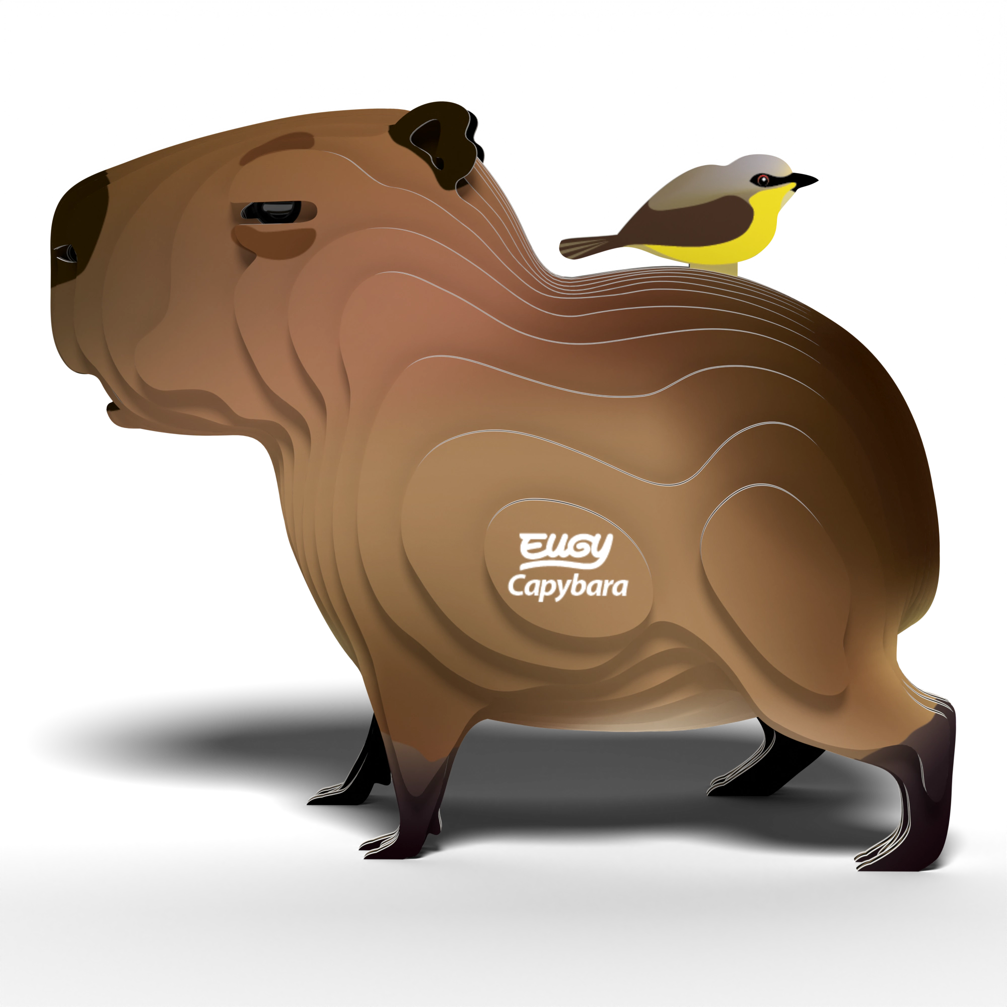 EUGY Capybara 3D Puzzle - contains 27 puzzle pieces