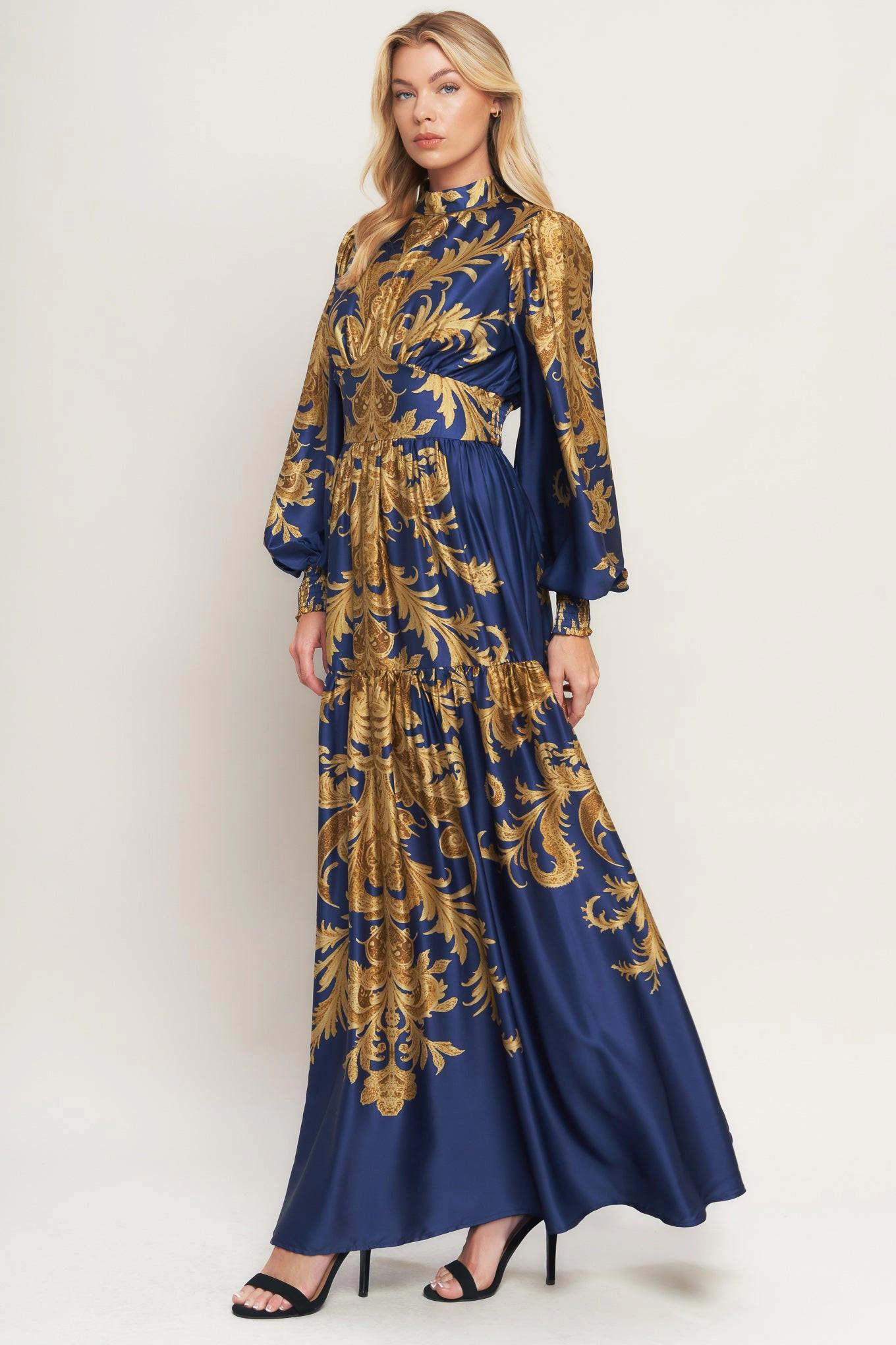 TRUEDAMES Women Palace Waltz Woven Maxi Dress