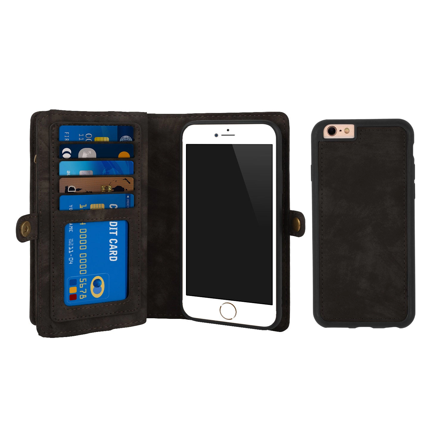 GBruno Detachable 2-in-1 Wallet Case For IPhone 6
