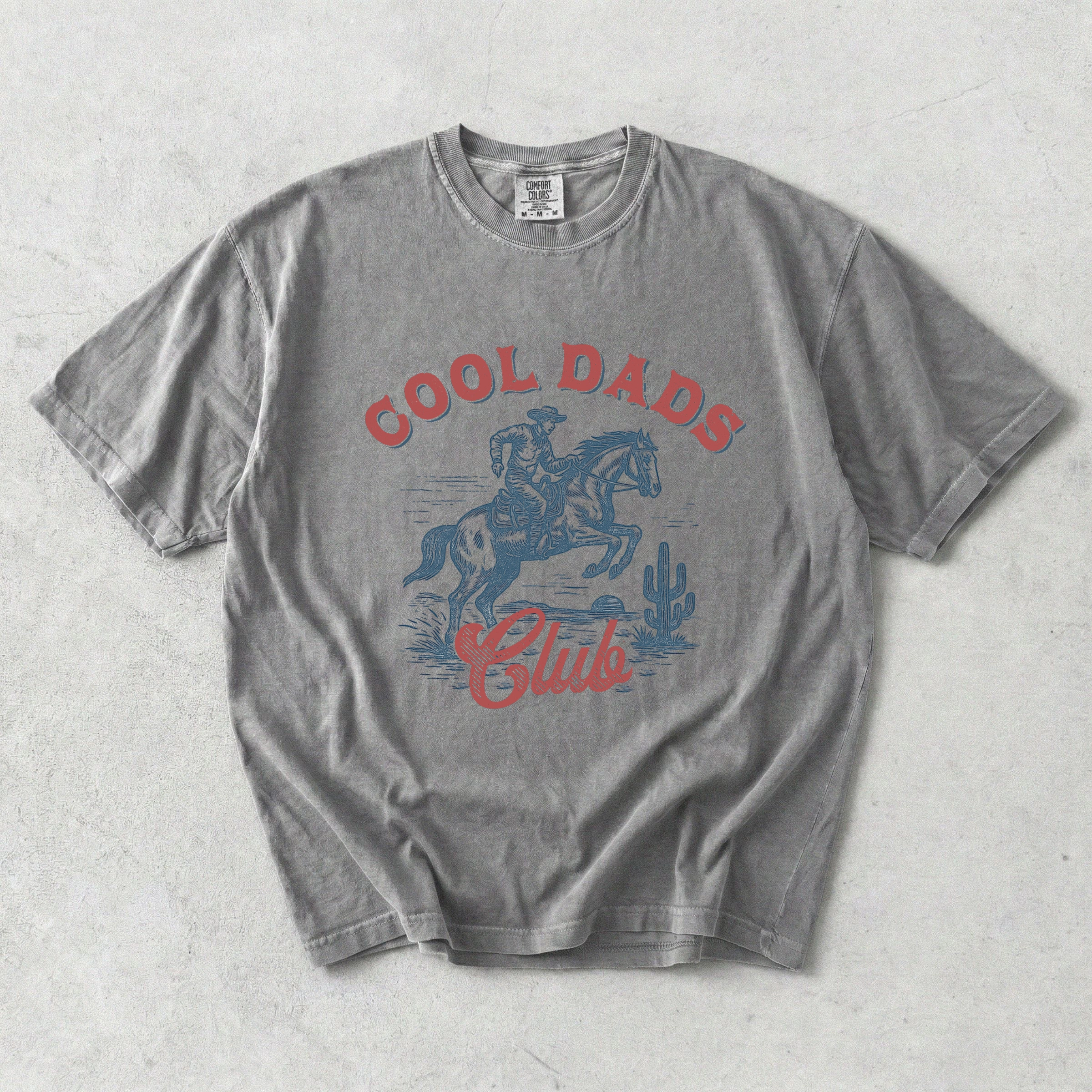 Simply Sage Market - Cool Dads Club Cowboy Men's Garment Dyed Graphic T-shirt
