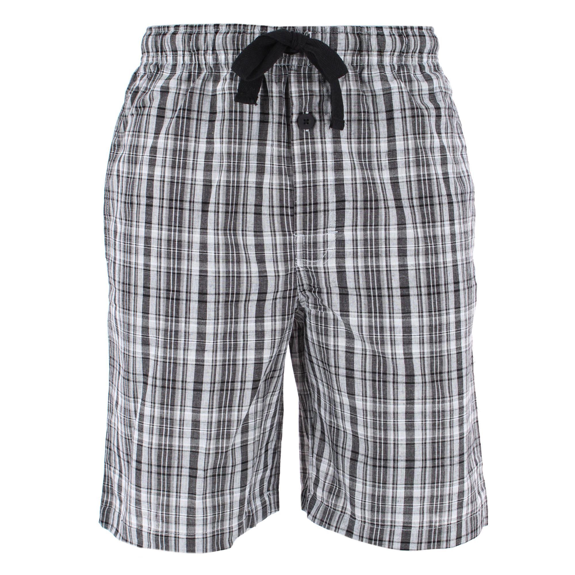 Fruit of the Loom Men's Broadcloth Pajama Shorts 2-Pack