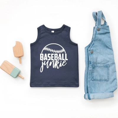 The Juniper Shop - Baseball Junkie Toddler Graphic Tank