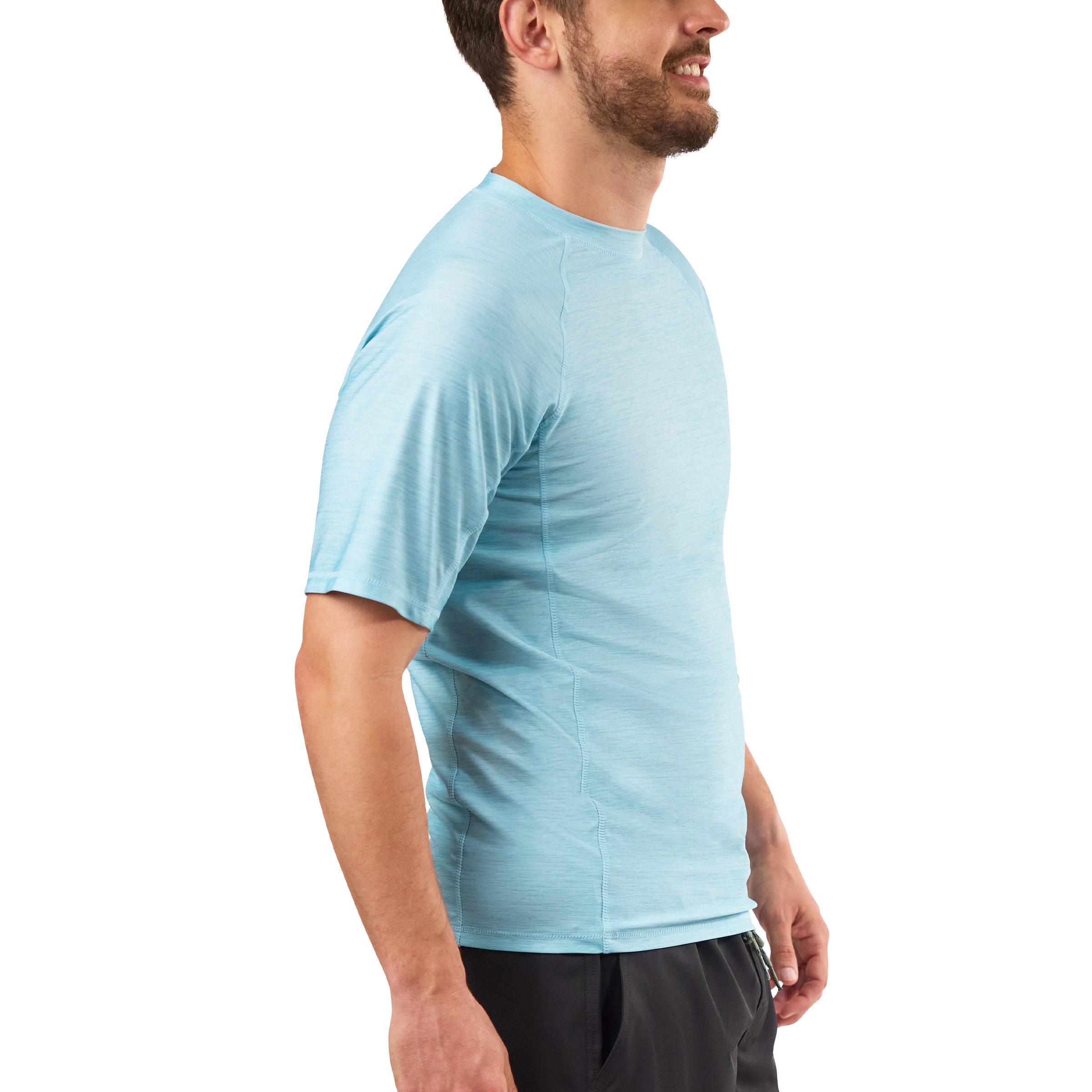UV Skinz Men's Short Sleeve Crew Sun & Swim Shirt