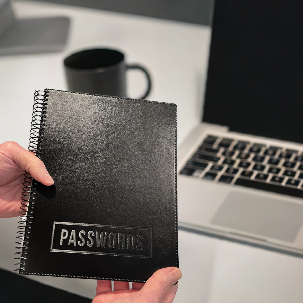 RE FOCUS THE CREATIVE OFFICE Large Password Keeper Book