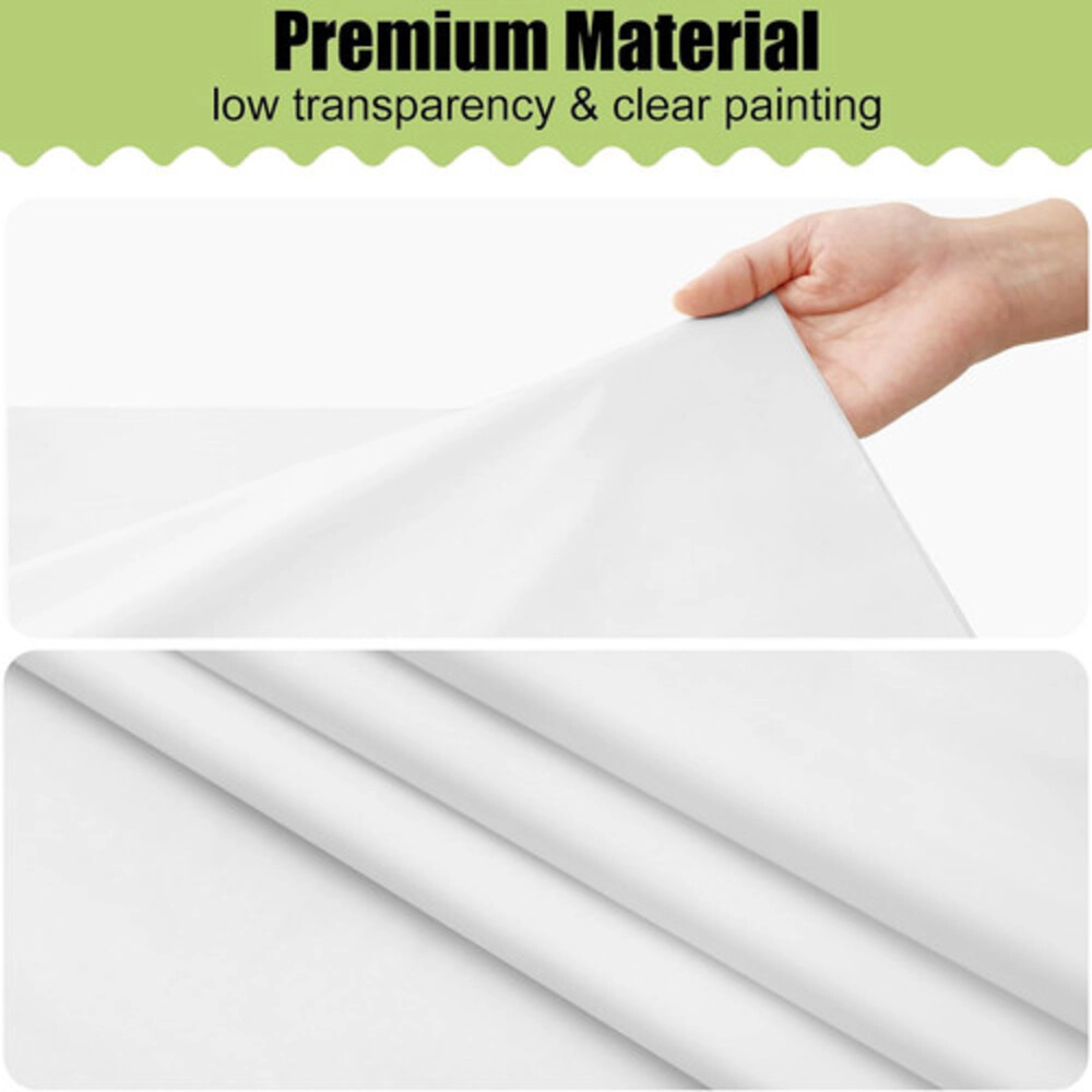 Technopliance 3 Pack Disposable Waterproof Plastic Tablecloth 54 x 108 Inch