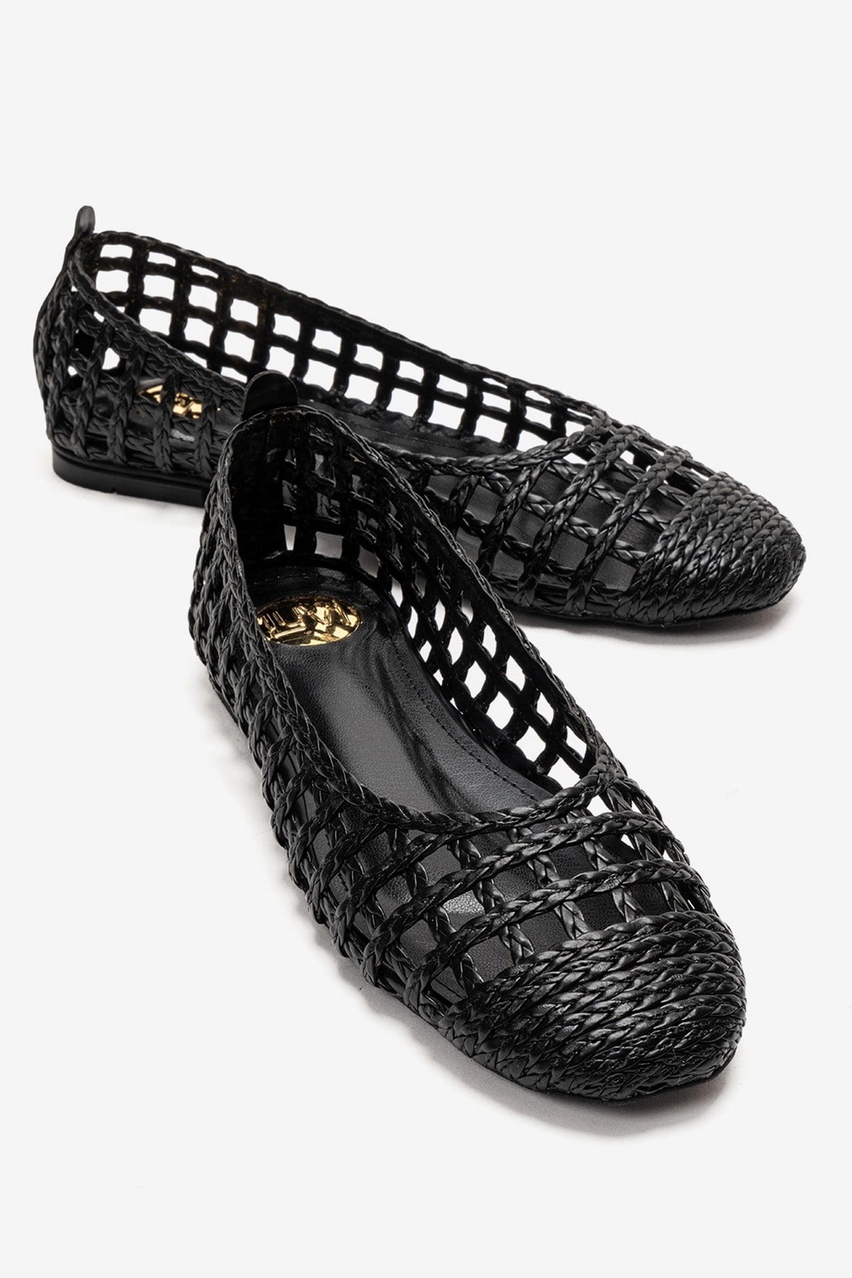 Prologue Shoes Womens Elvaris Woven Ballet Flat