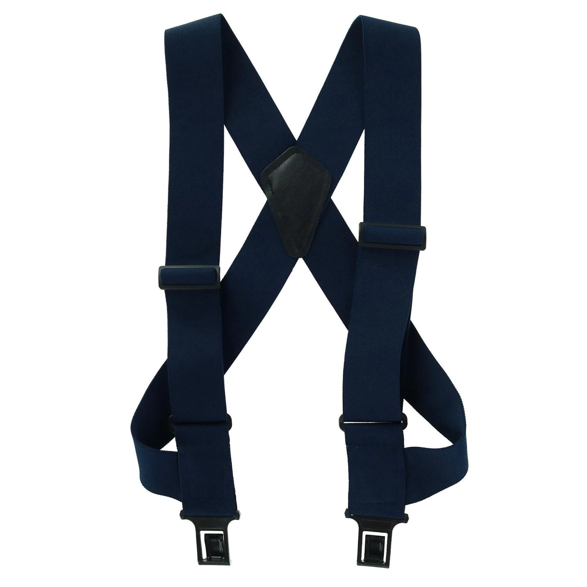 Perry Suspenders Men's Big & Tall Elastic Side Clip Trucker Suspenders