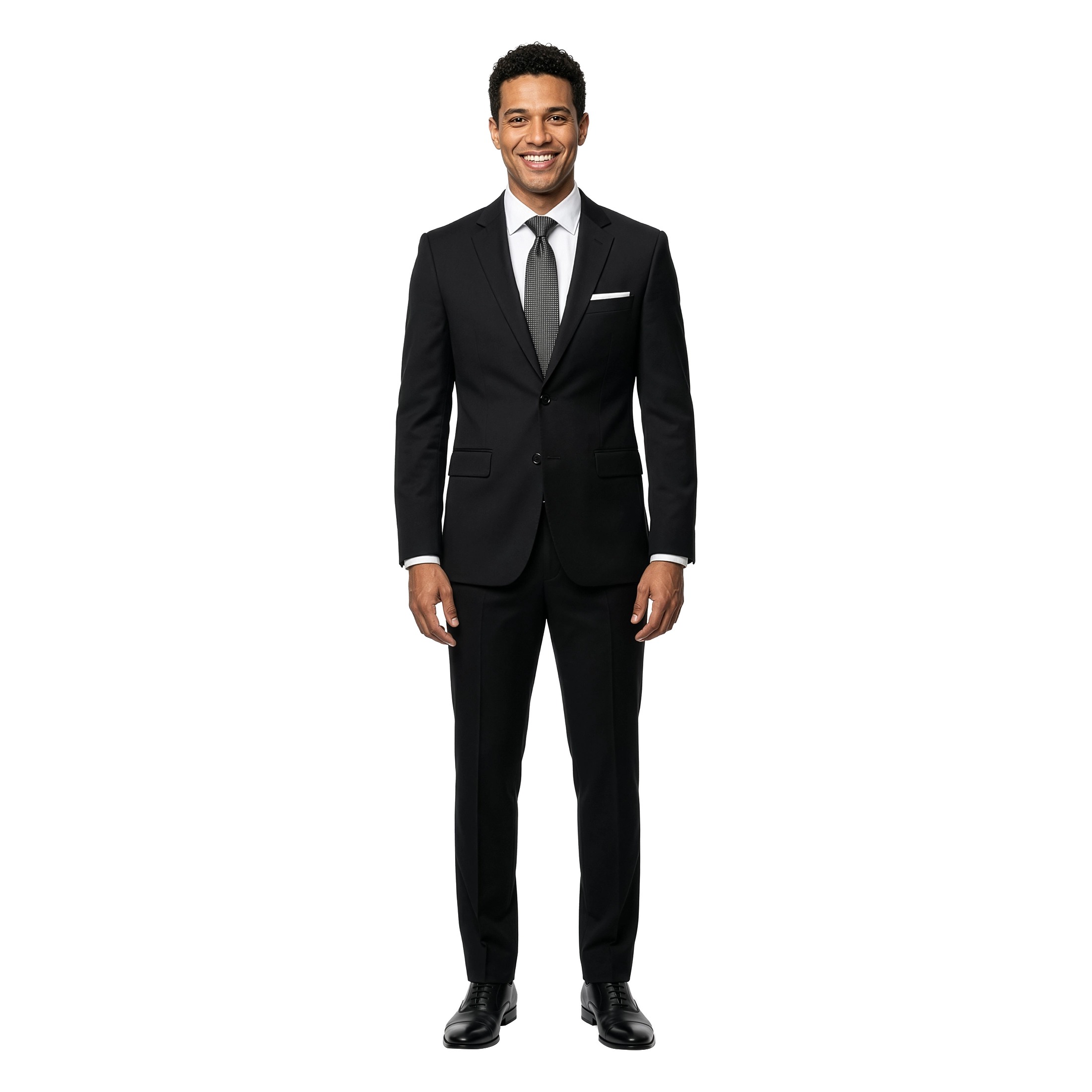 Tazzio Men’s Slim Fit 2-Piece Suit Set