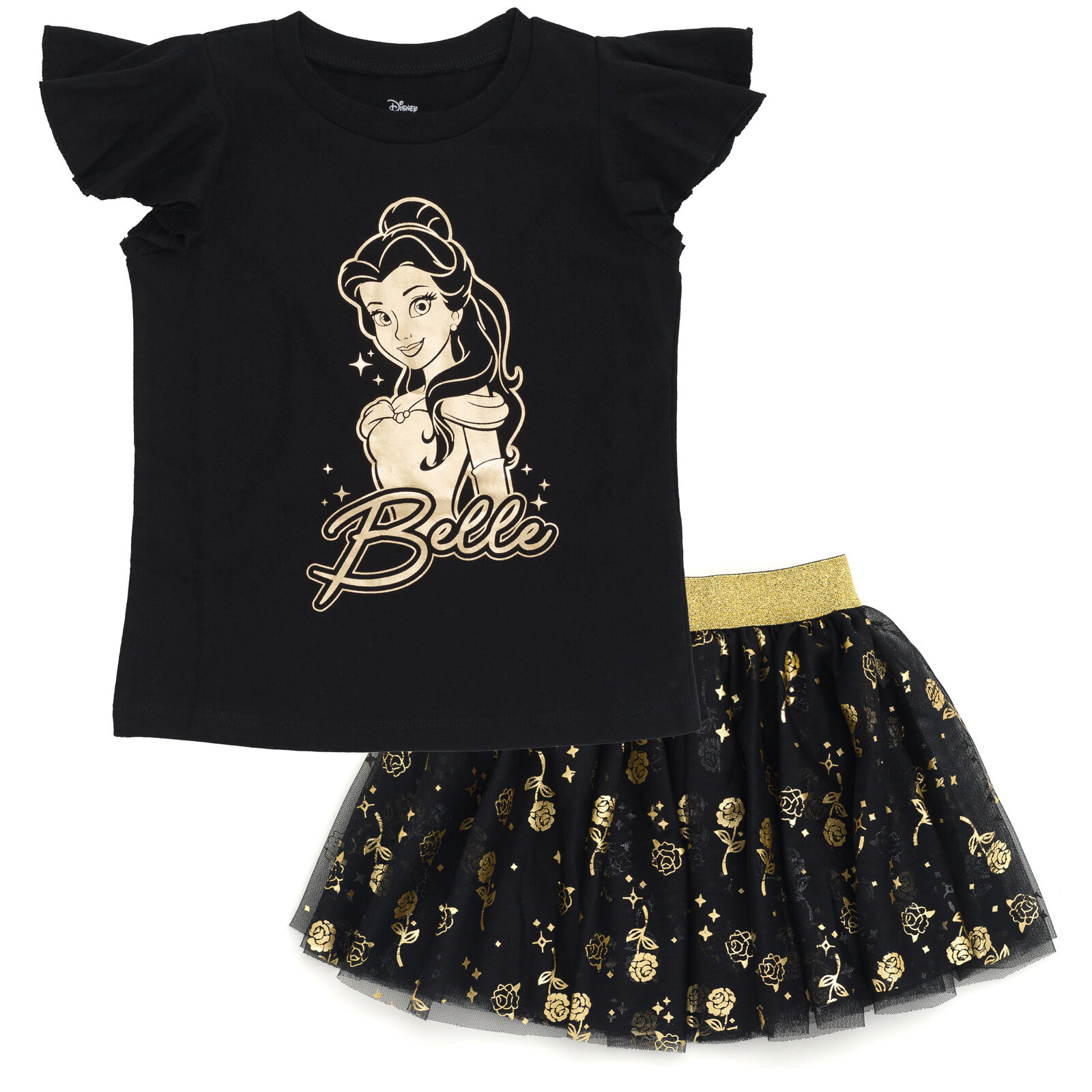 Disney Girls' 2-Piece T-Shirt and Tutu Skirt Set