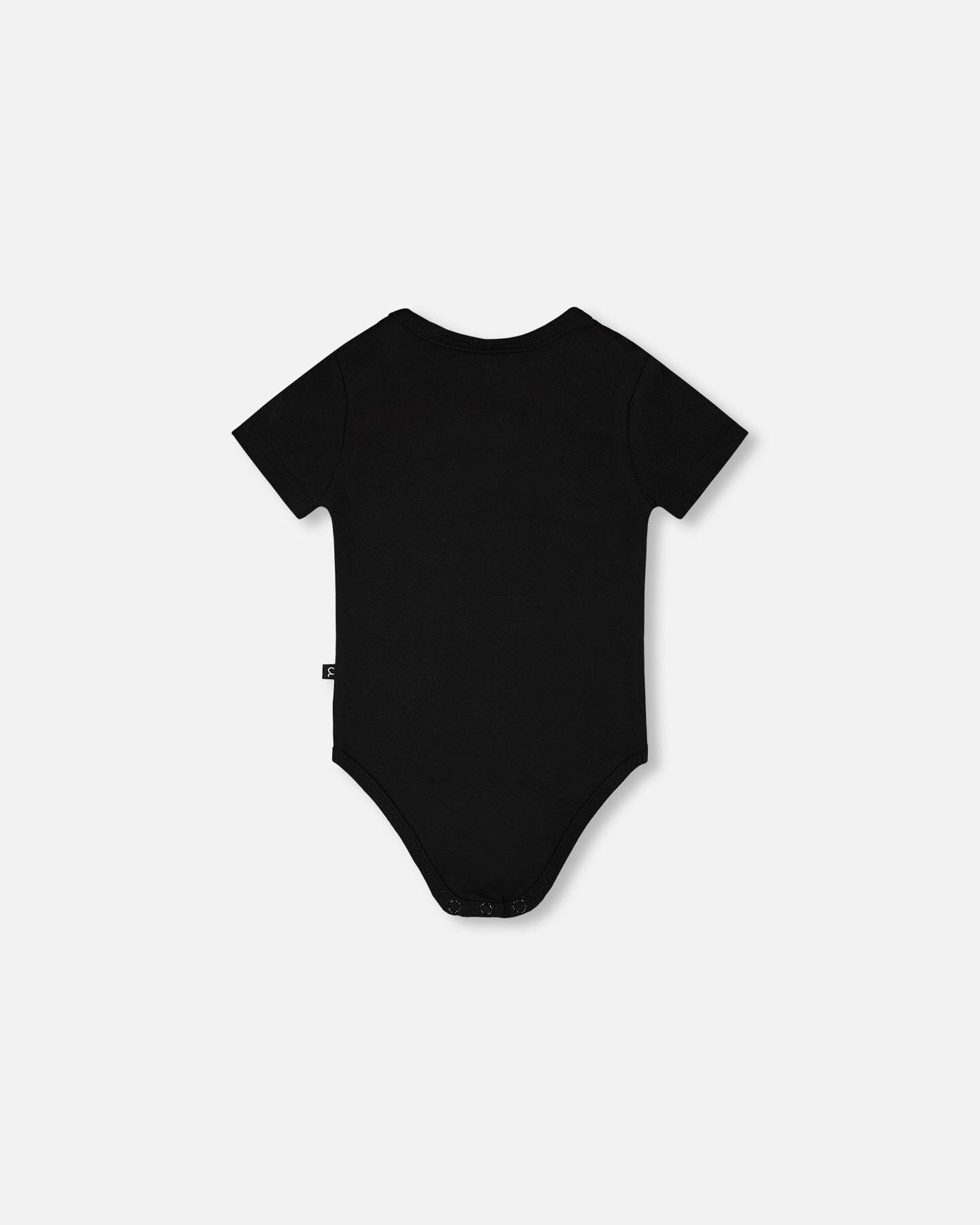Deux par Boys Evolutive Organic Cotton Jersey Mister Zebra Onesie