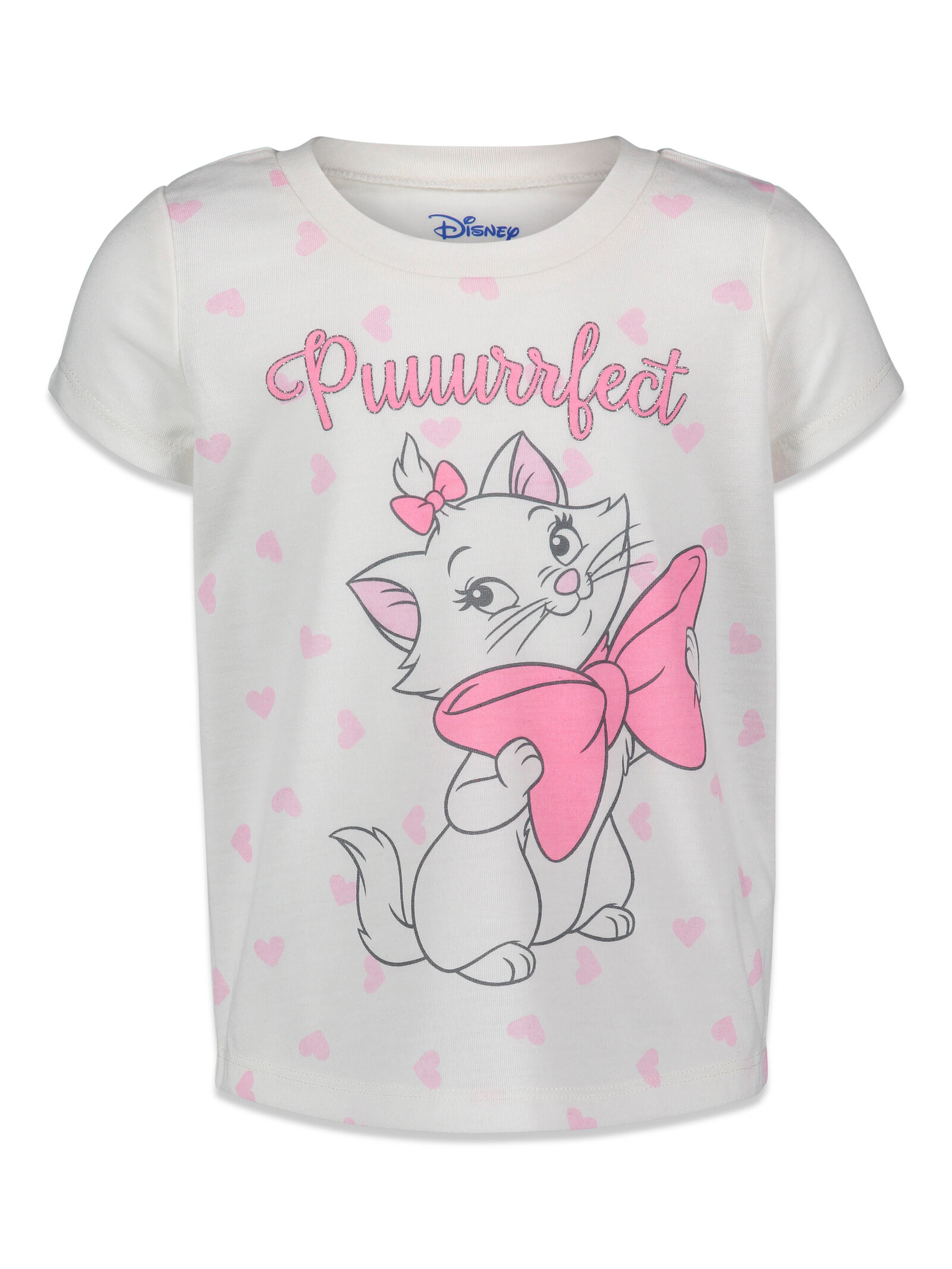 Disney Classics Girls' 3-Pack Glitter T-Shirts