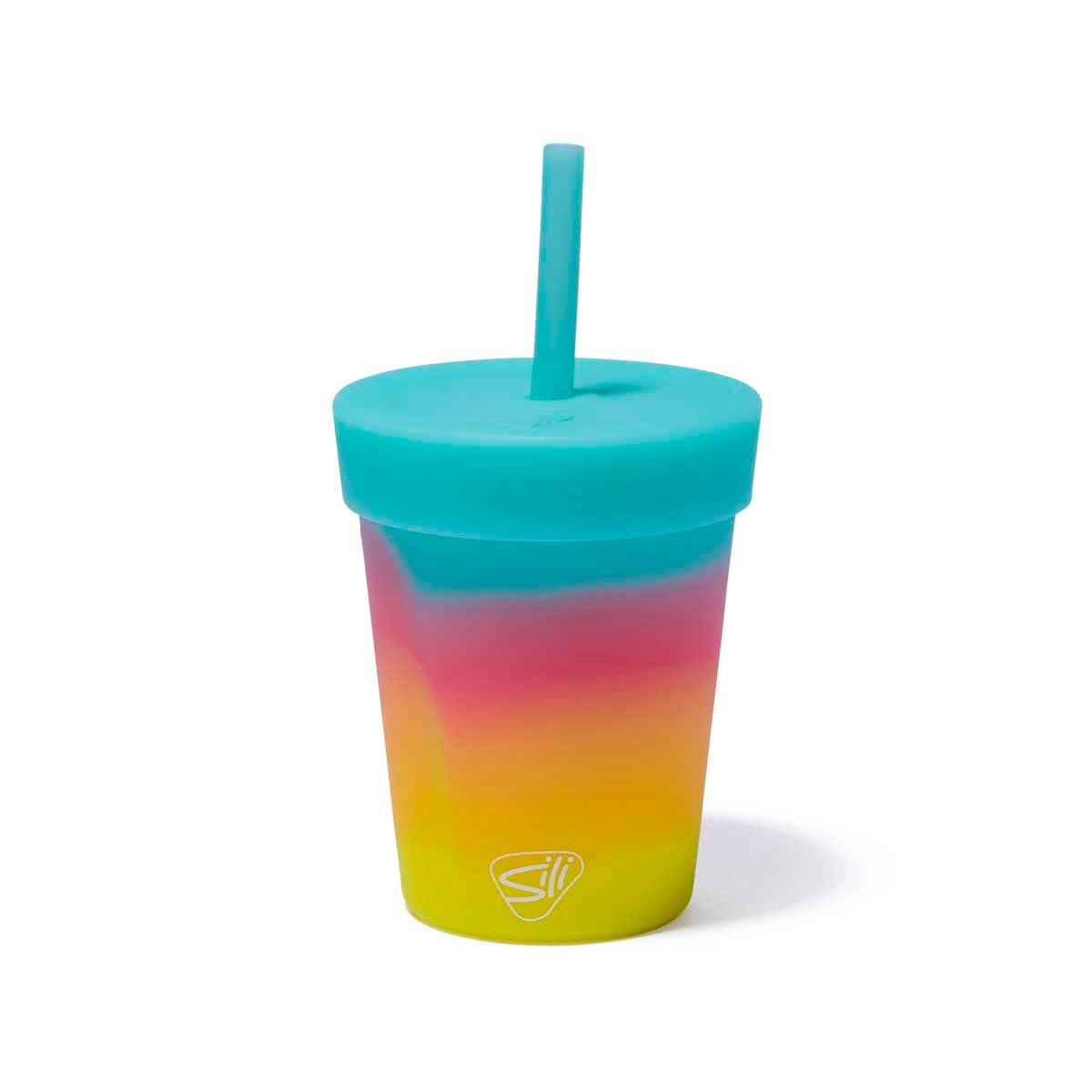 Silipint Silicone 8 oz Kids Straw Tumbler