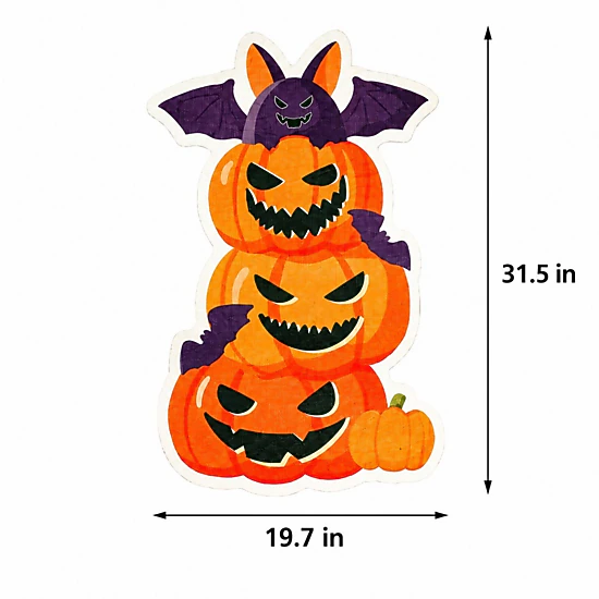 Alilang Pet Halloween Self-Adhesive Wall Furniture Cat Scratcher Pad 31.5 x 19.7 in