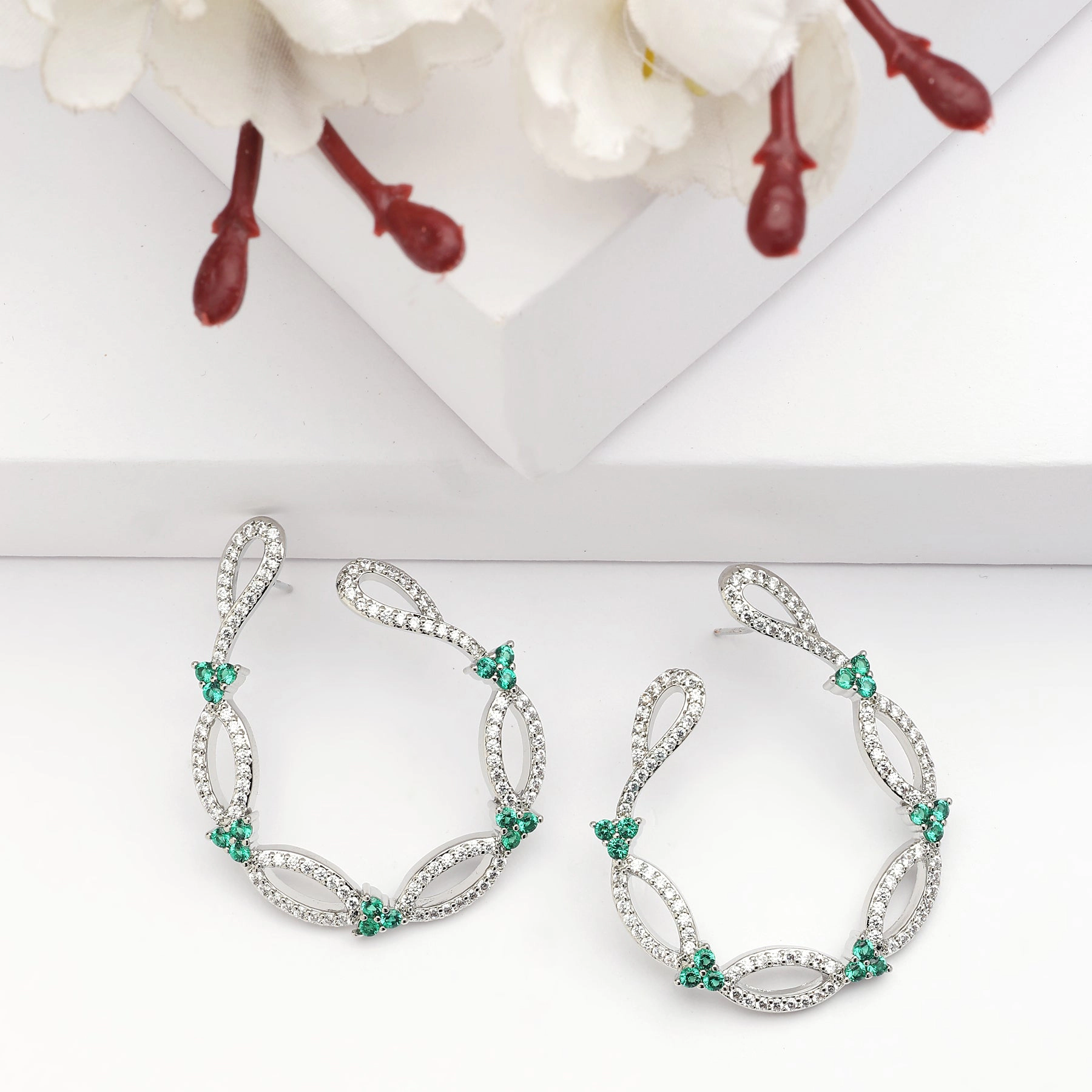 AGP PARIS Womens Diva Designer Drop Earrings