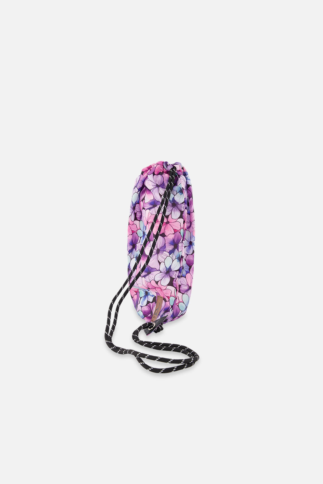 Deux par Girls Lightweight Floral Print Drawstring Bag