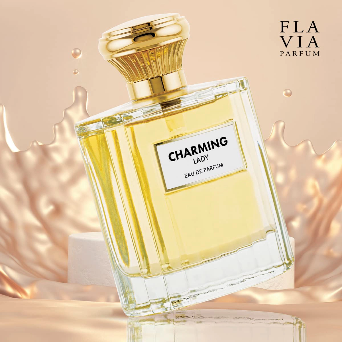 Flavia Charming Lady Eau de Parfum for Women, Oriental Floral Vanilla 3.4 oz Spray