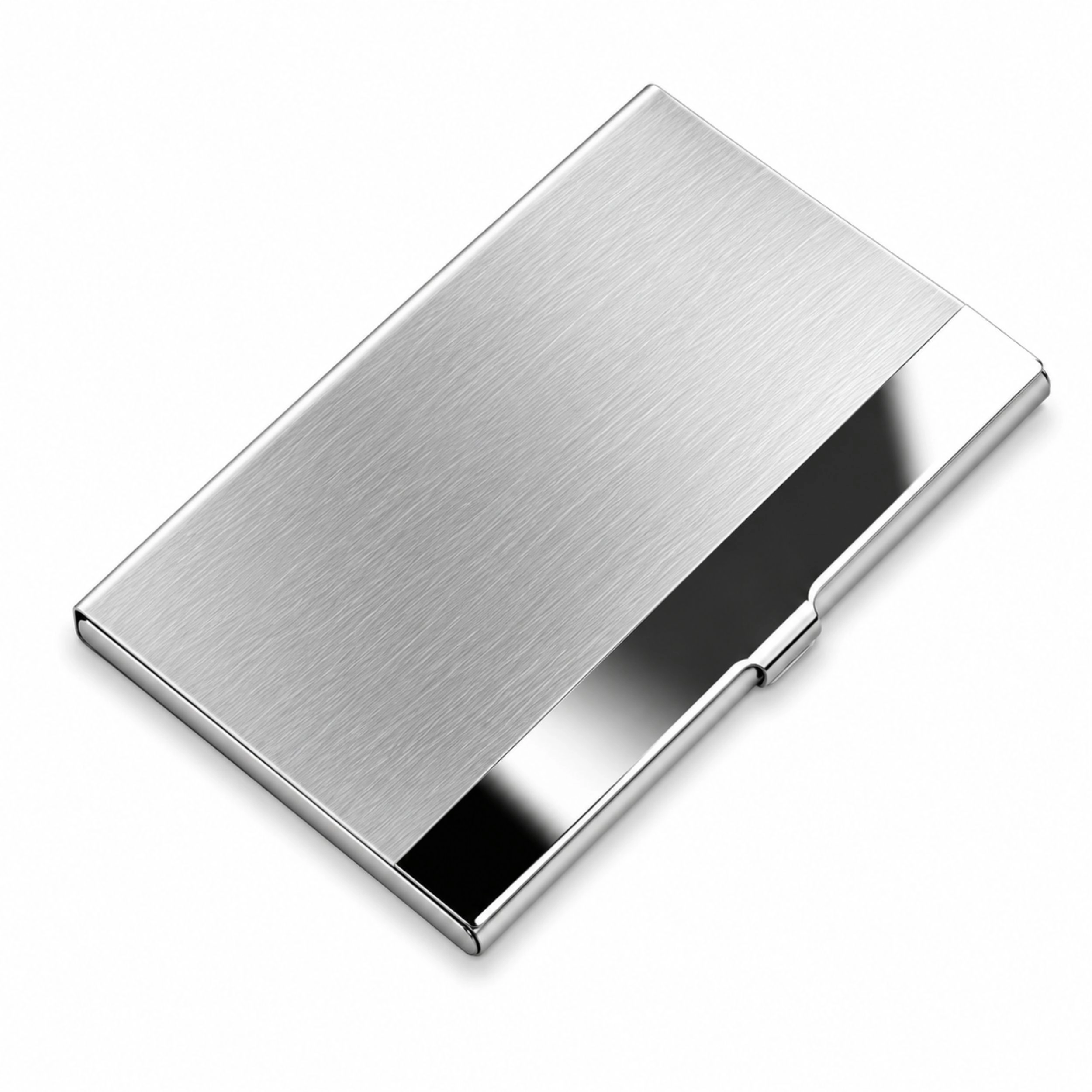 Home Collection Stainless Steel Card Holder Case Pocket Wallet for ID Credit Business Cards