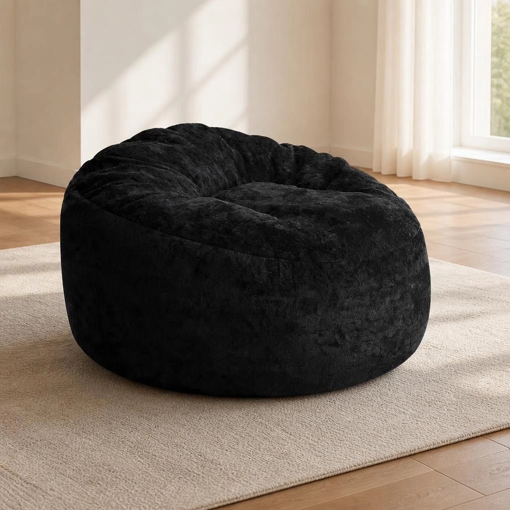 GOODSILO Comfortable Soft Flannelette Bean Bag Chair