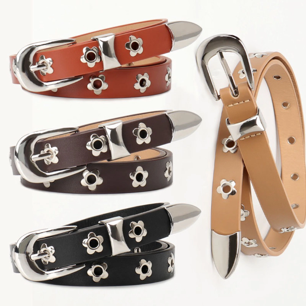 Wardrobe Whimsy Women Retro Punk  Style Belt Personalized Versatile Waist