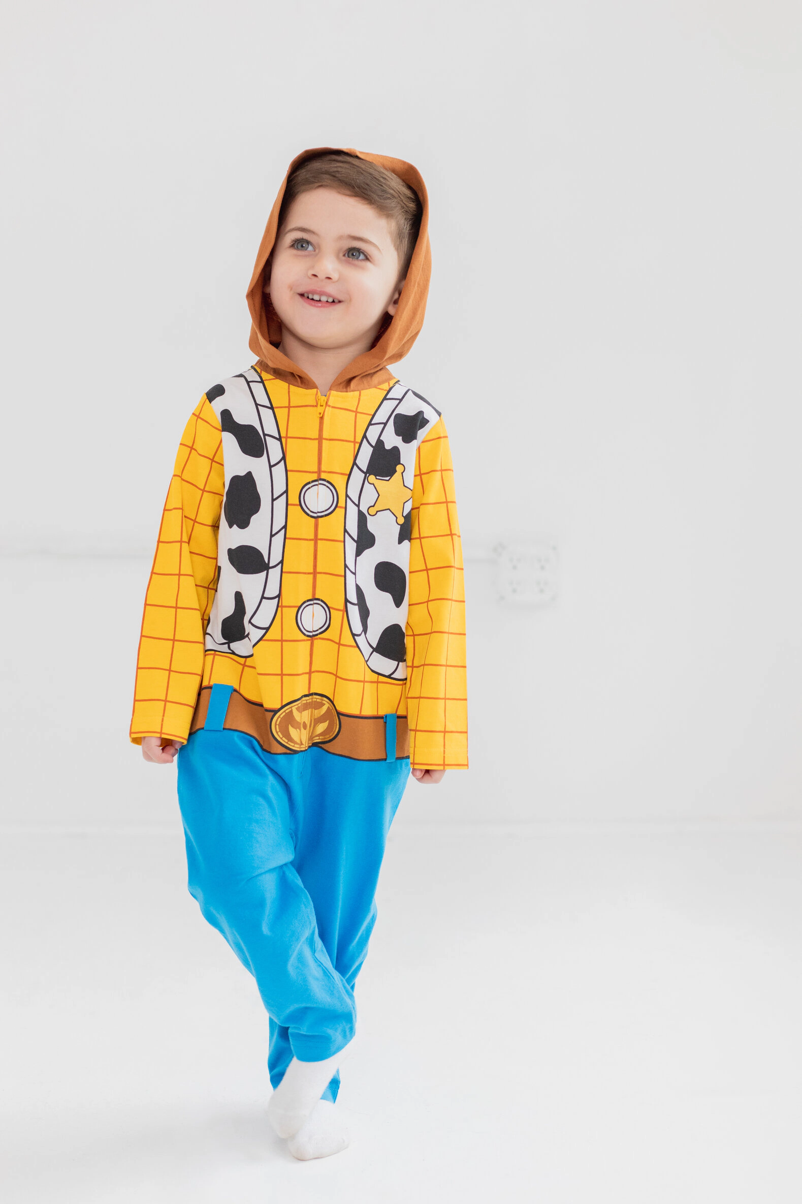 Disney Toy Story Woody Cosplay Hooded Coverall