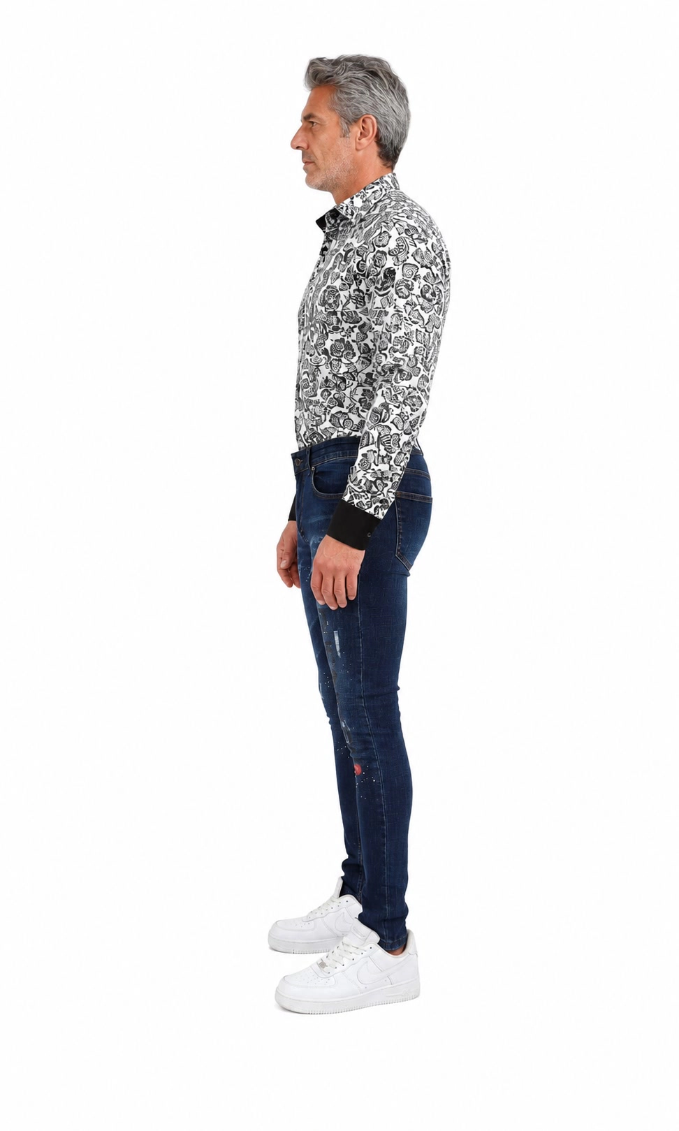Elie Balleh Men's Stylish Branded Slim Fit Jeans