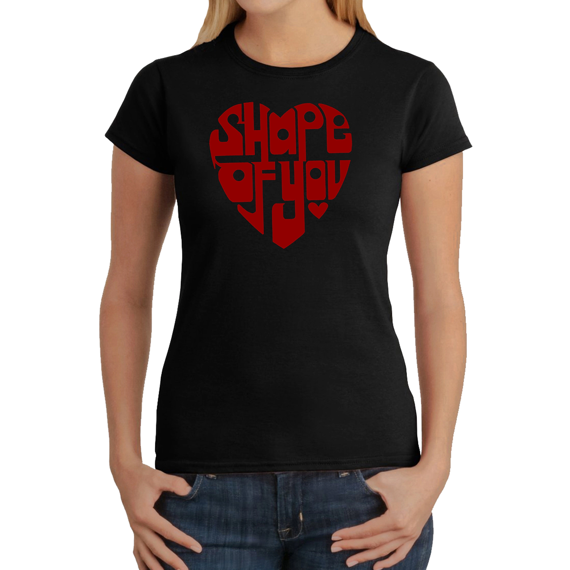 LA Pop Art Women's Word T-Shirt - Shape of You