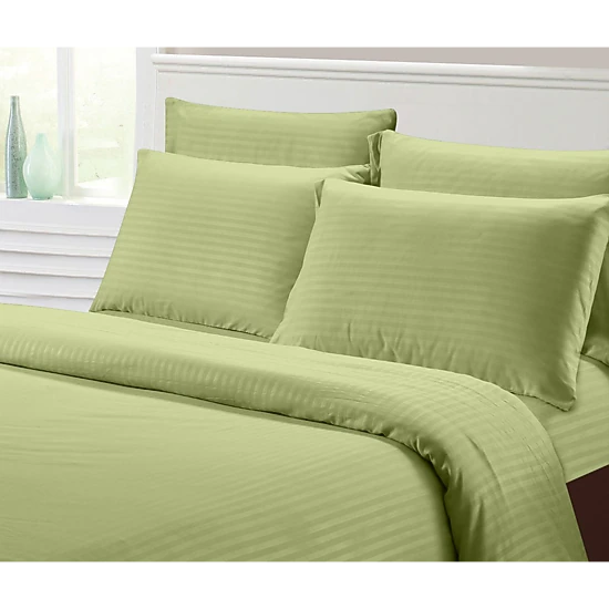 HSH Dream 1800 Series Hotel Stripe Sheets – Super Soft 4 Piece Wrinkle-Free Luxury Bed Set