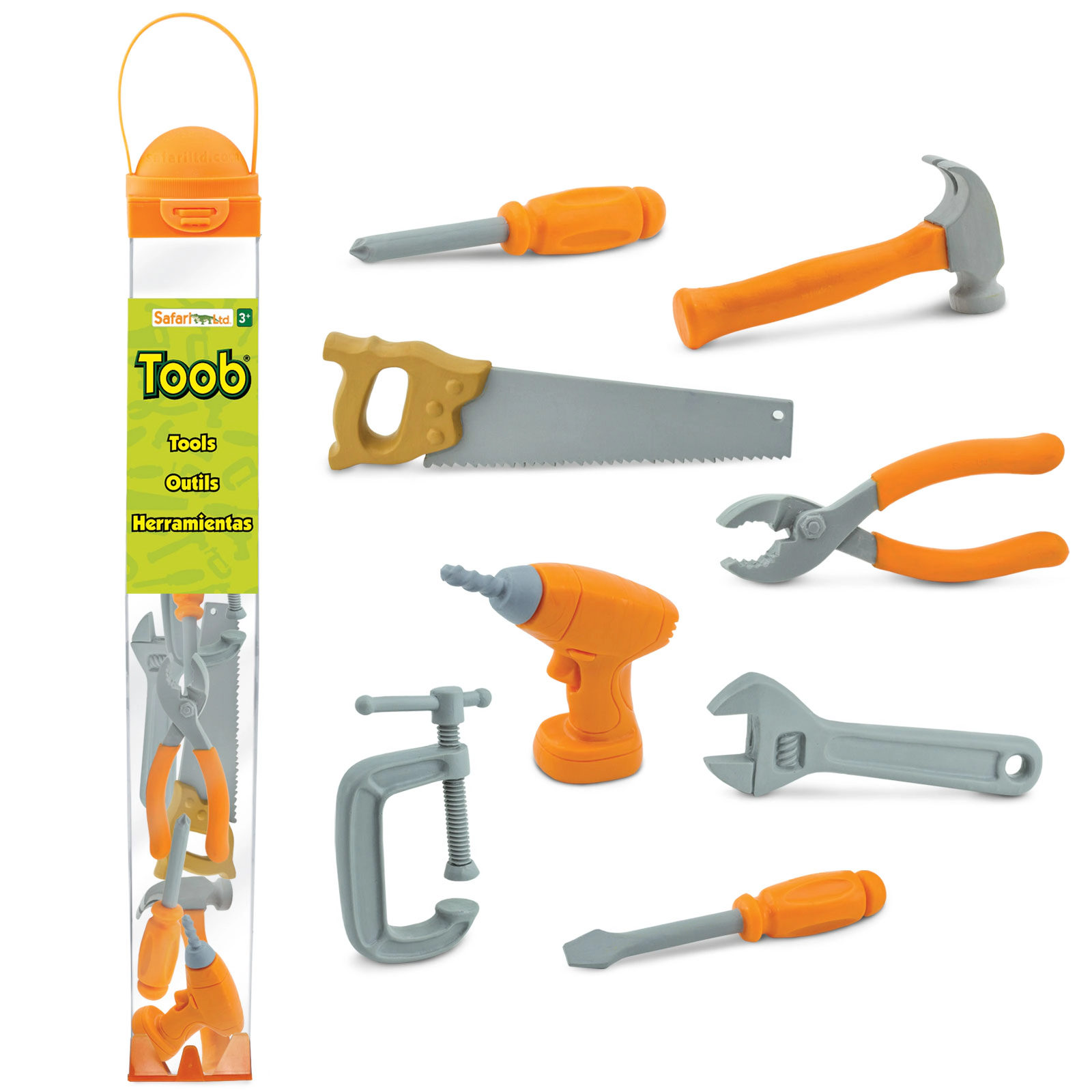 Safari Ltd. - Tools TOOB - contains 8 Mini Figurines