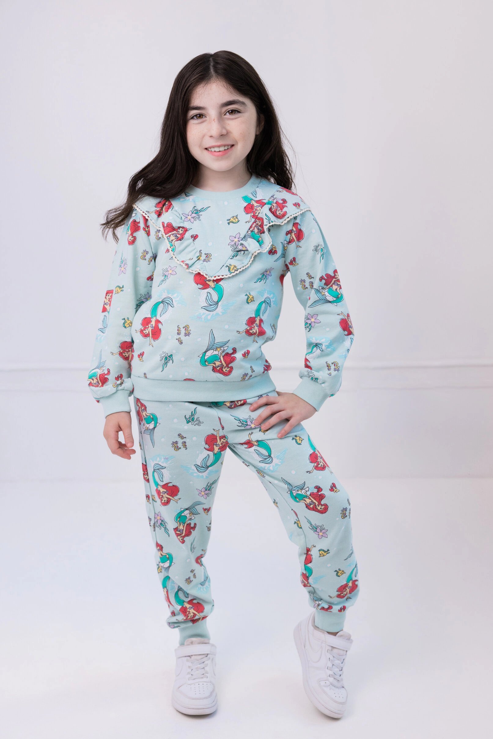 Disney Girls' Fleece Sweatshirt and Pants Set