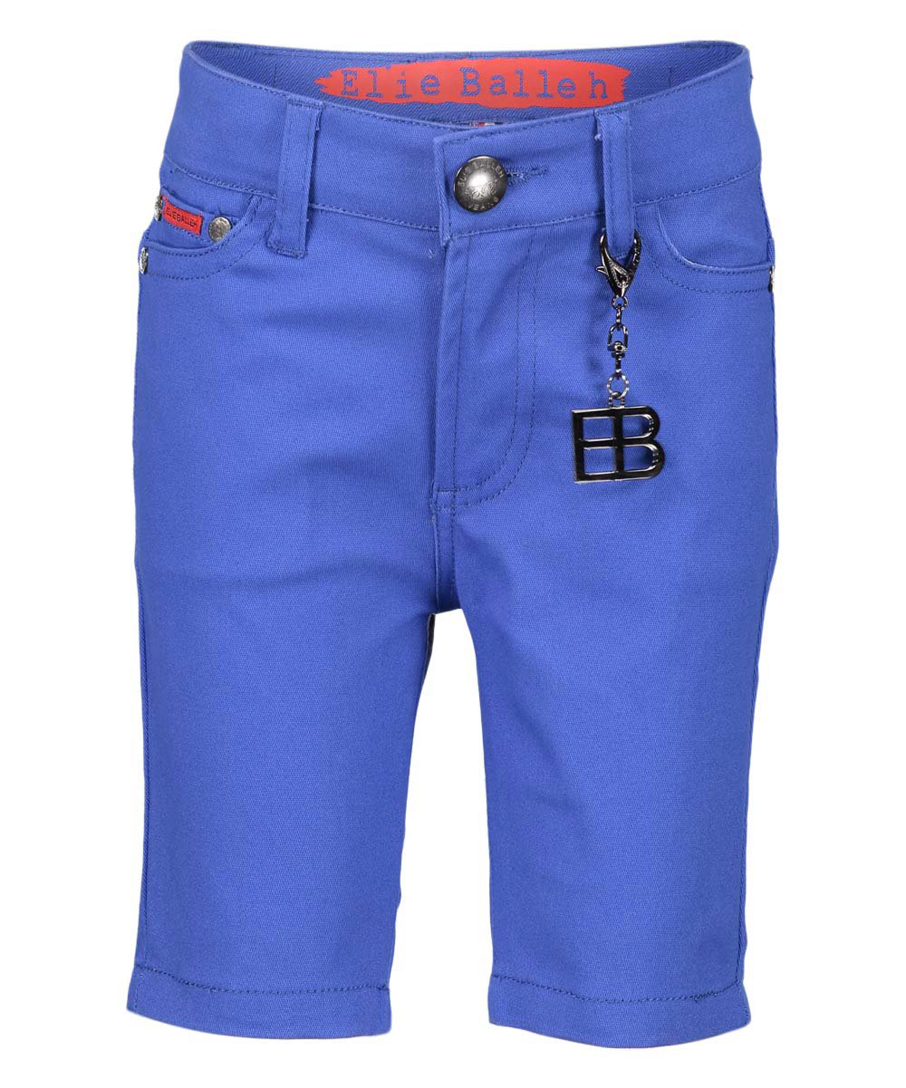 Elie Balleh Boys Slim Fit Cotton Twill Short Pants