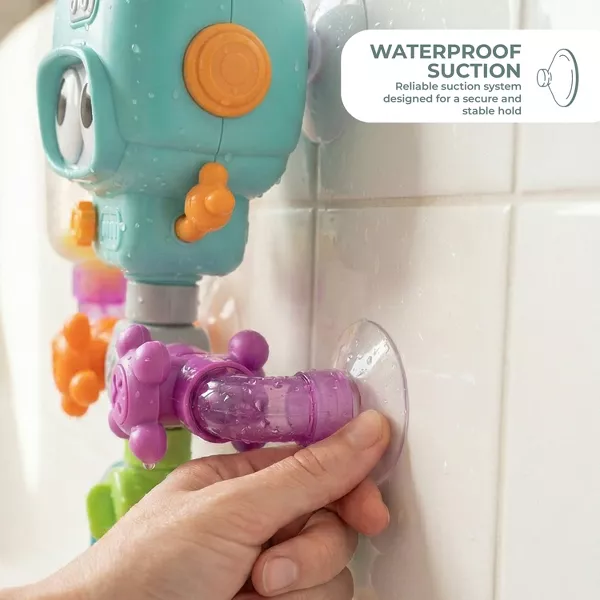 Sperric Build & Splash Baby & Toddler Bath Toys, Educational Water Set w/ Valves & Tubing STEM Building Baby Bath Toys