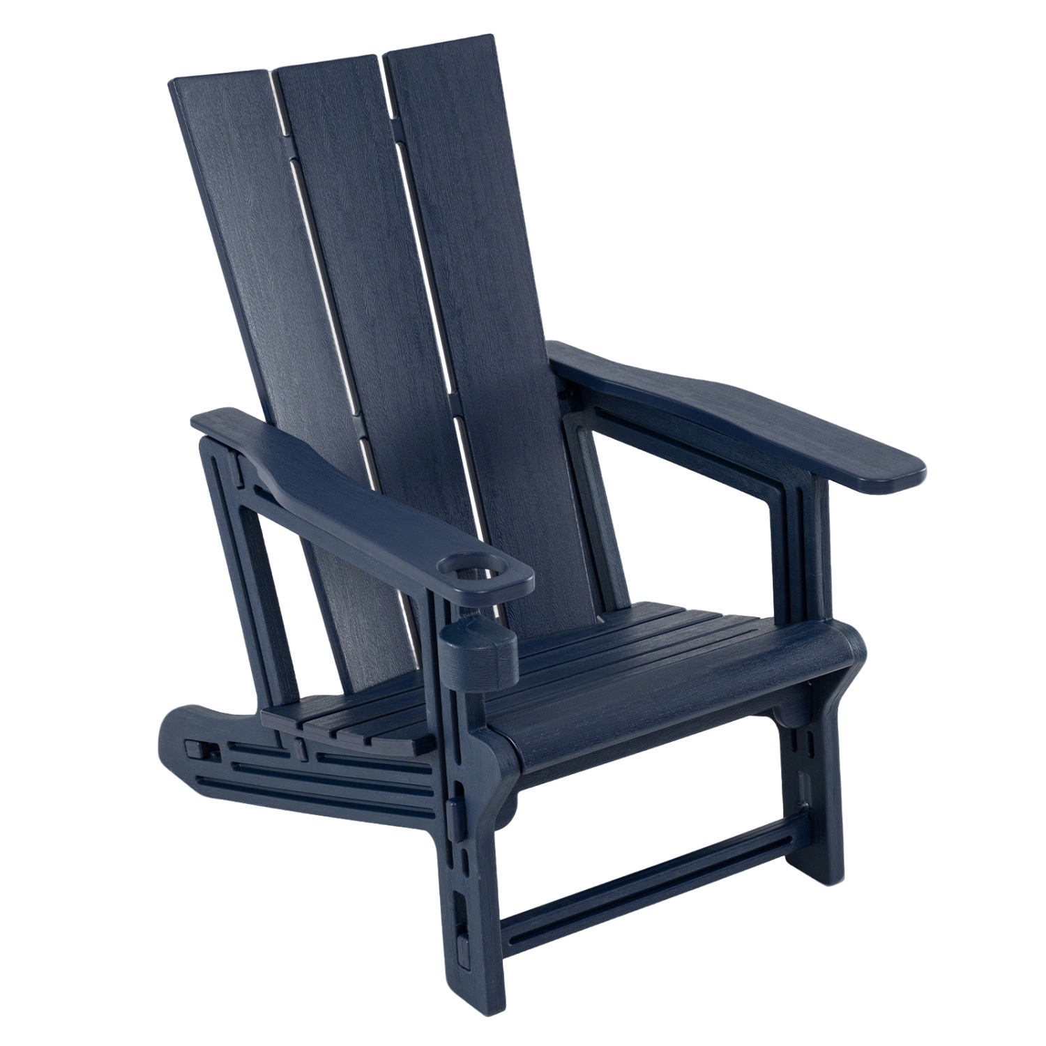 LJG HDPE Outdoor Adirondack Chairs with Cup Holder