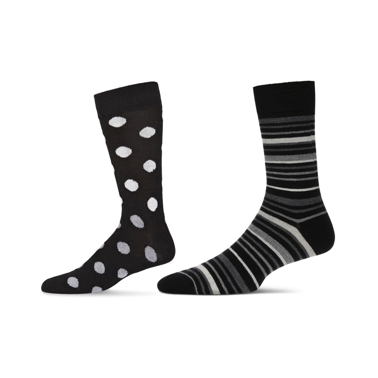 MeMoi Men's 2 Pair Pack Cashmere Crew Socks
