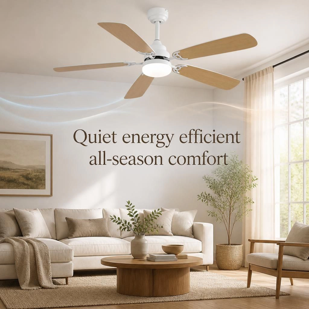 ELEMENT ACE 52 Inch Low Profile Quiet Ceiling Fan