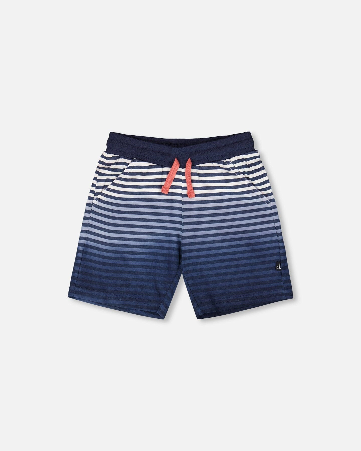 Deux par Deux Boys Organic Cotton Shorts Gradient Stripes