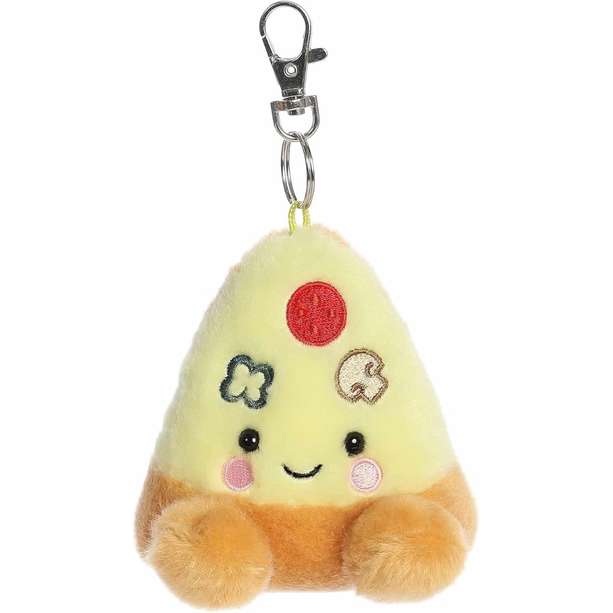 Aurora Palm Pals Peppa Pizza Slic Clip-On 4-Inch Stuffed Animal Plush