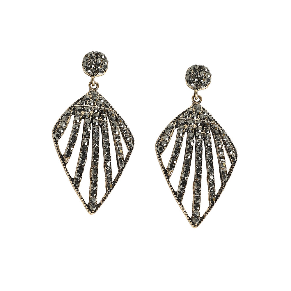 SOHI Women's Stardust Drift Drop Earrings