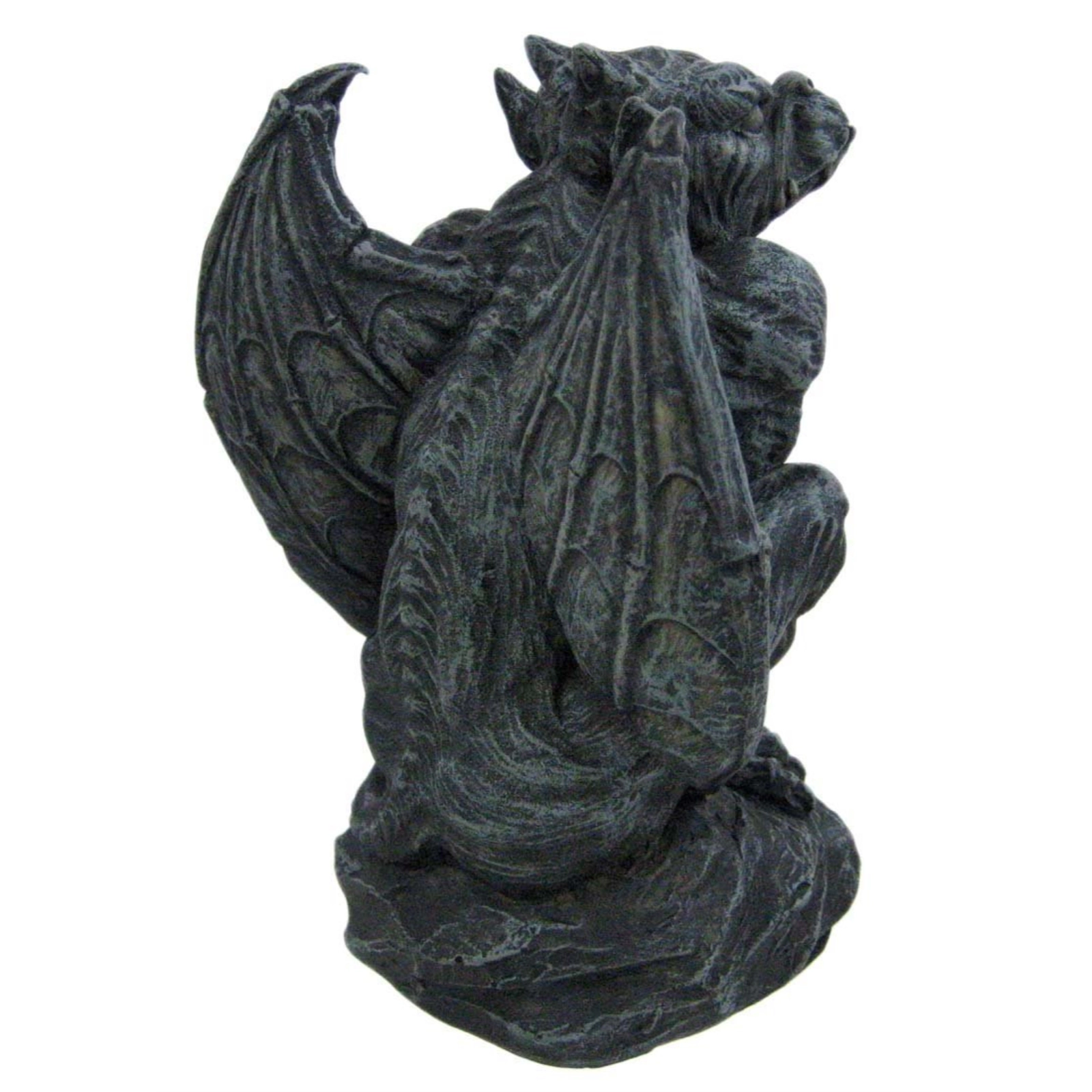 Pacific Giftware Poised Protector Winged Gargoyle Statue Guardian Gothic Resin Figurine 6.9 inch