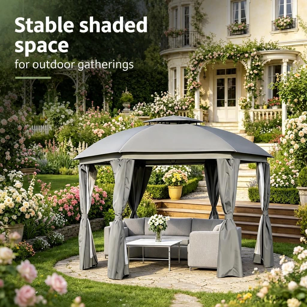 WOW PIONEER 12 x 12 Foot Patio Gazebo