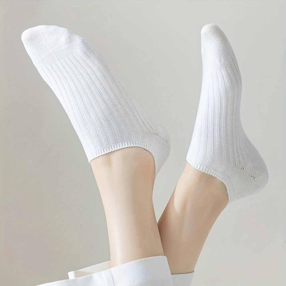 5 Pairs Women's Non Slip Invisible Low Cut Cute Aesthetic No Show Socks