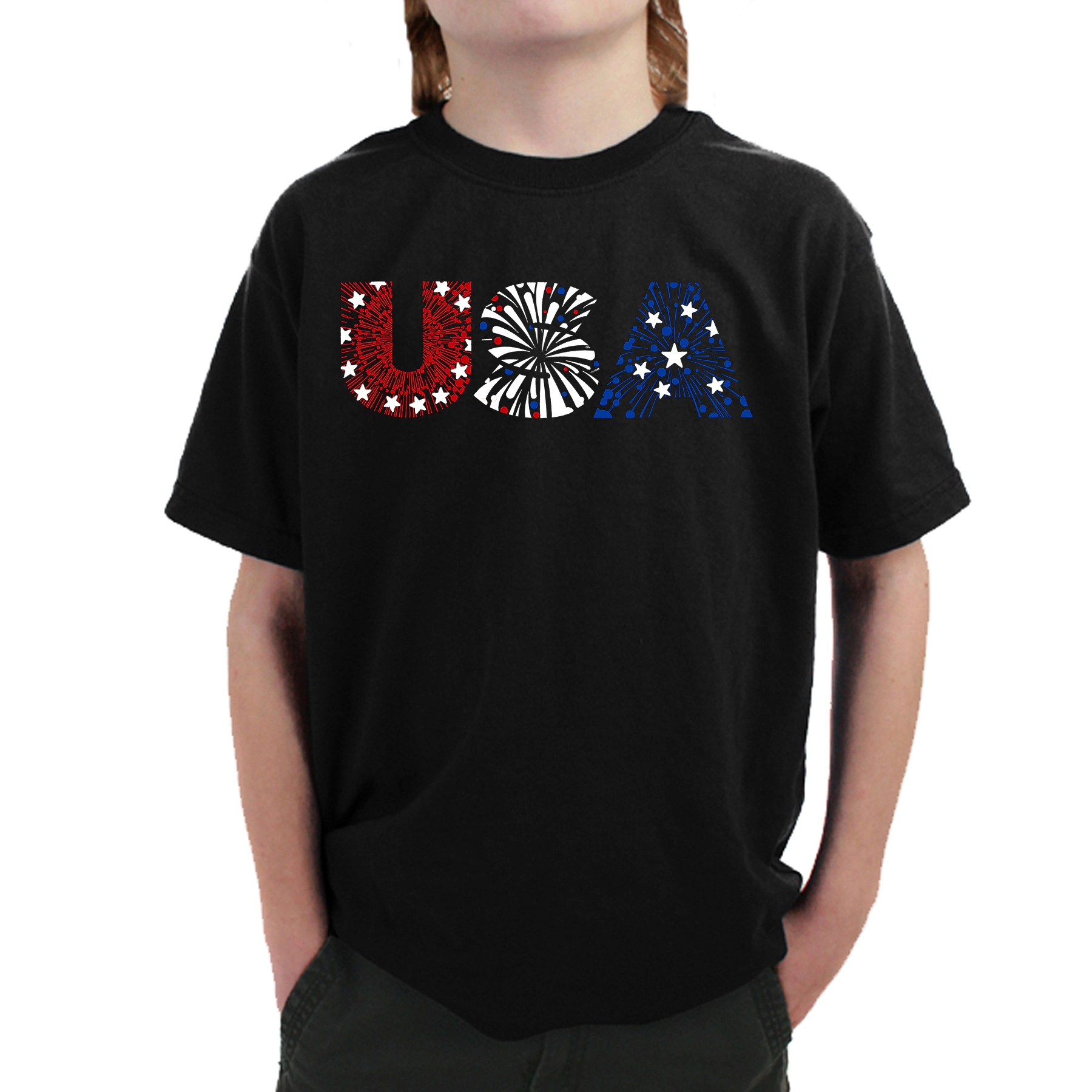LA Pop Art Boy's Word T-Shirt