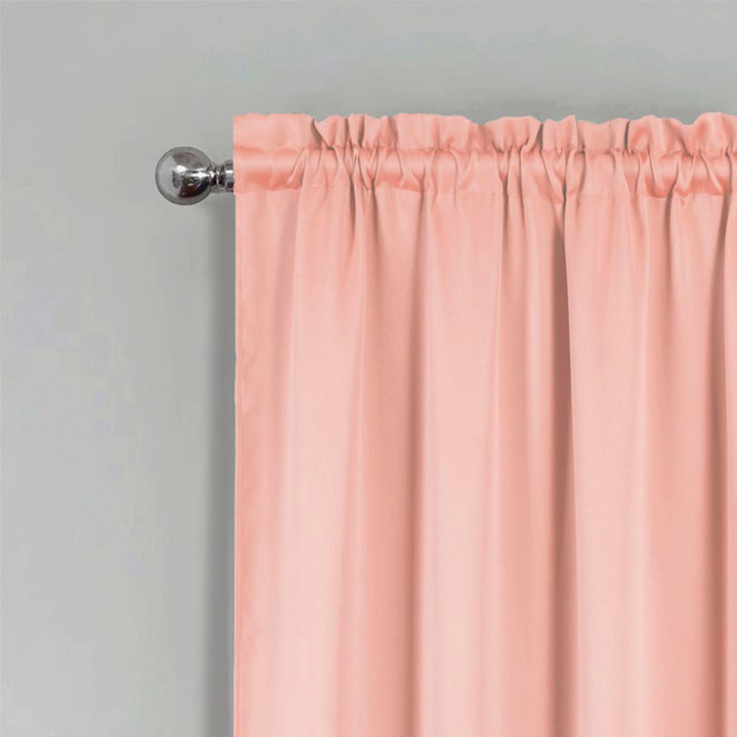RT Designers Collection 100% Polyester Twilight Blackout Rod Pocket Curtain Panel 54" x 84" Blush
